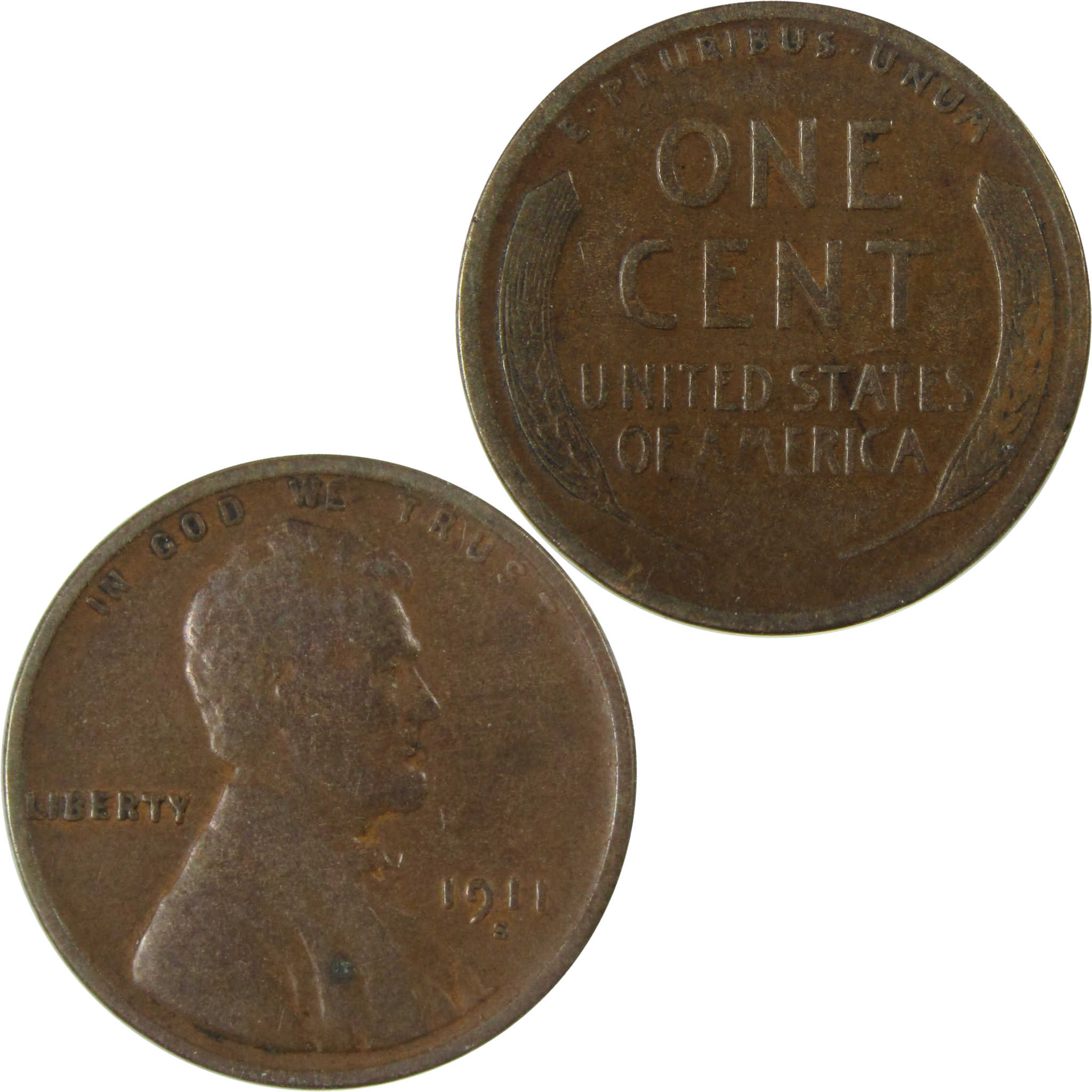 1911 S Lincoln Wheat Cent VF Very Fine Details Penny SKU:I27661