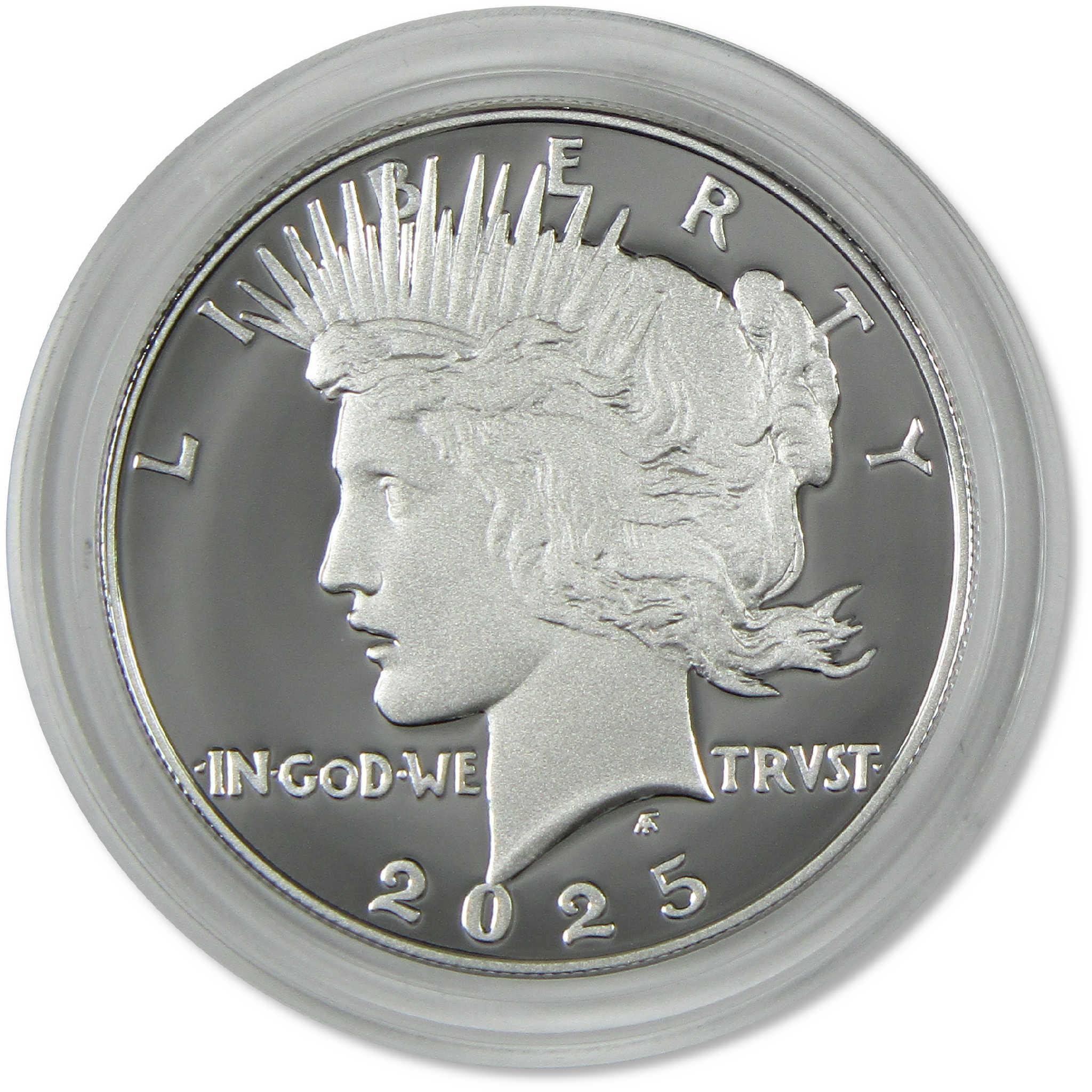 2025 S Peace Silver Dollar Proof $1 Coin Collectible OGP COA