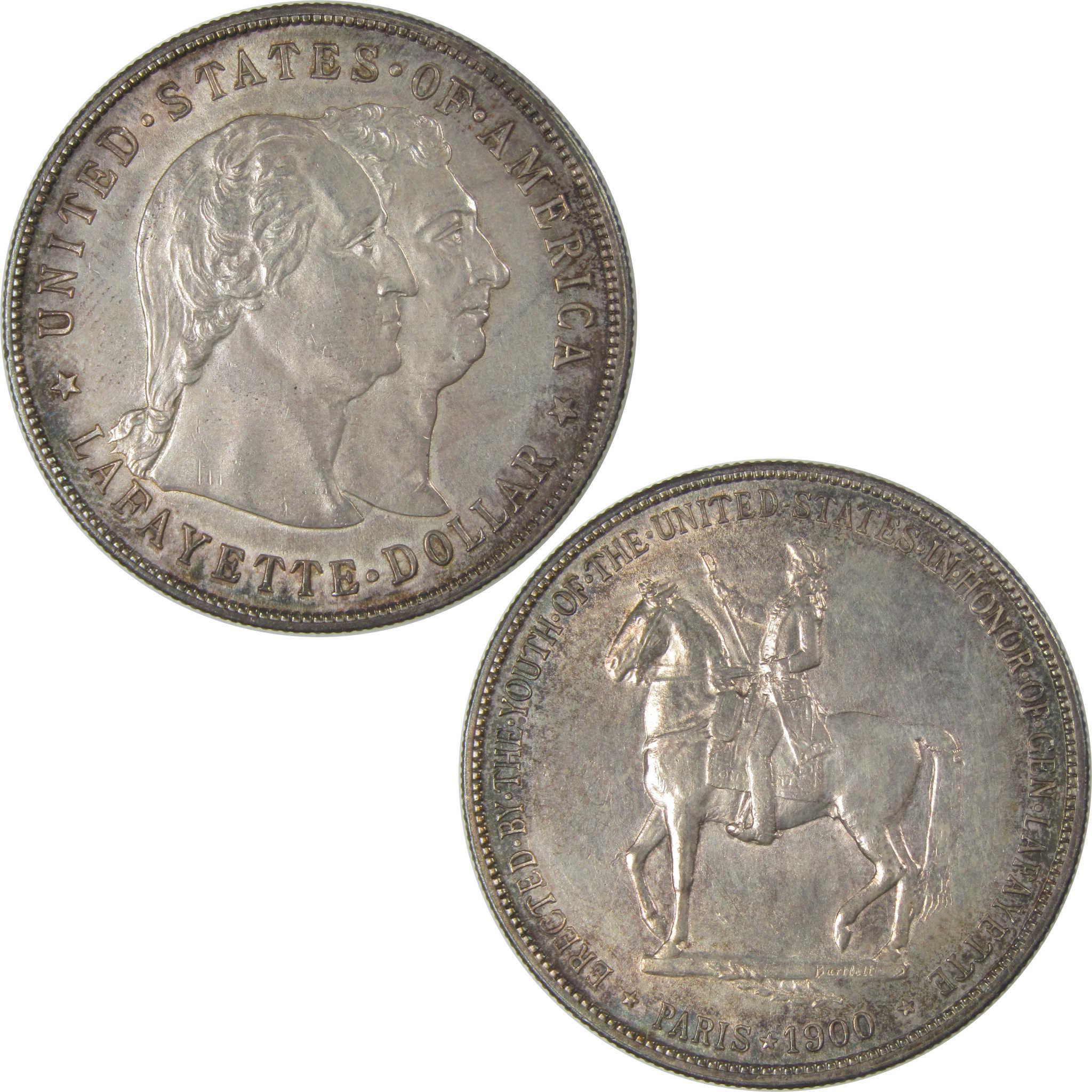 Lafayette Commemorative Dollar 1900 Borderline Uncirculated SKU:I22786