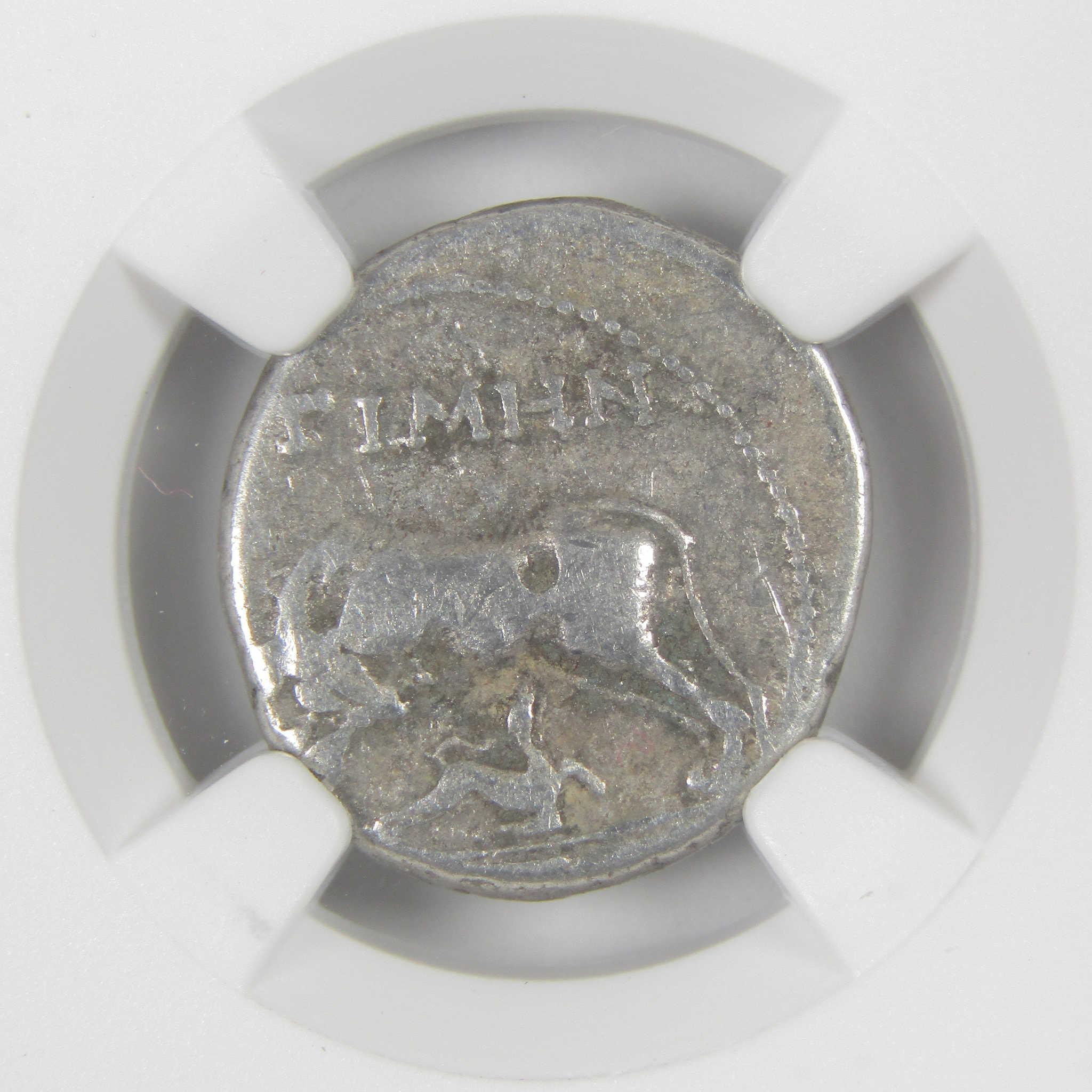 Illyria Apollonia Silver Drachm F NGC Ancient Greek Coin SKU:OPC199