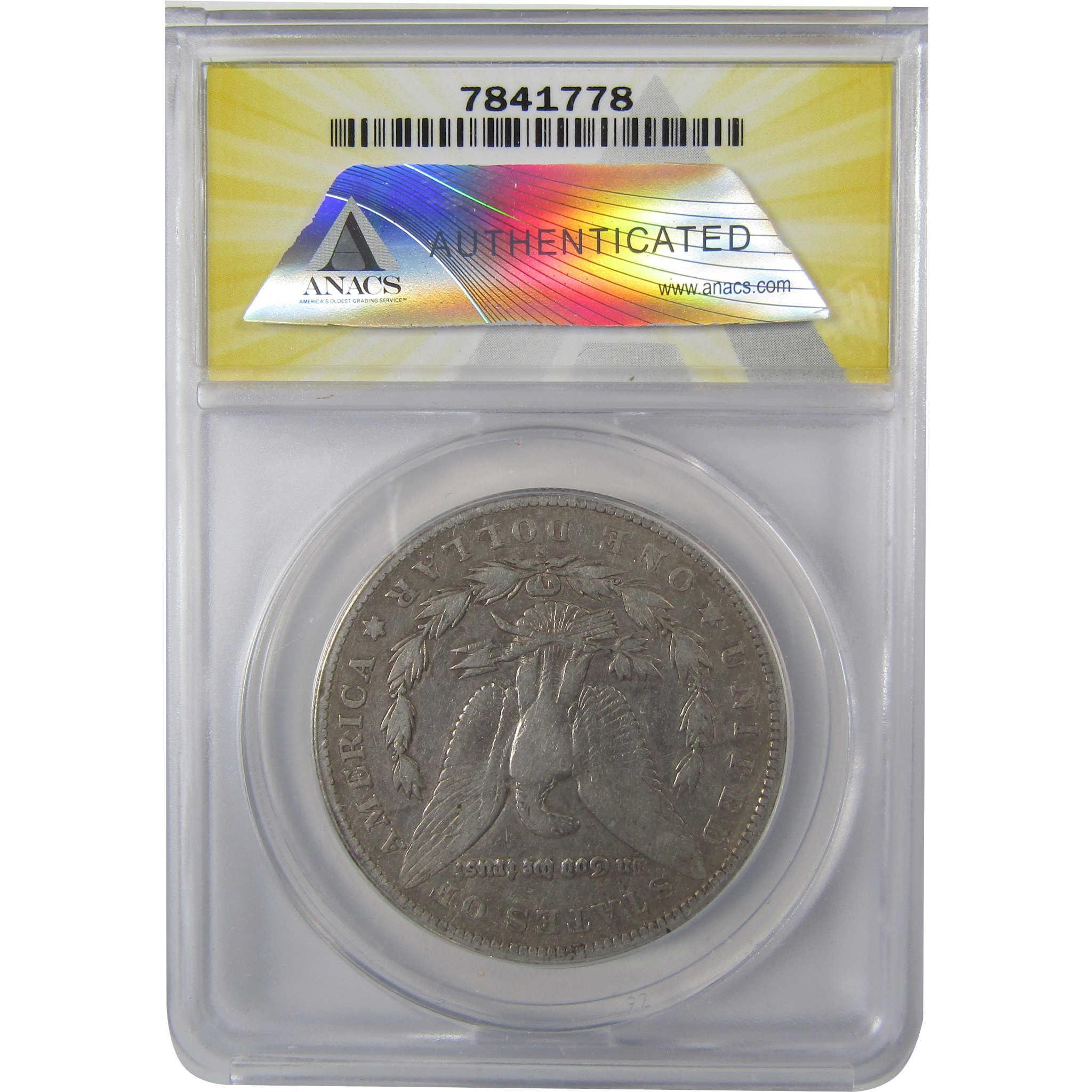 1904 S Morgan Silver Dollar F 15 Details ANACS $1 Coin SKU:I25432 - Morgan coin - Morgan silver dollar - Morgan silver dollar for sale - Profile Coins & Collectibles