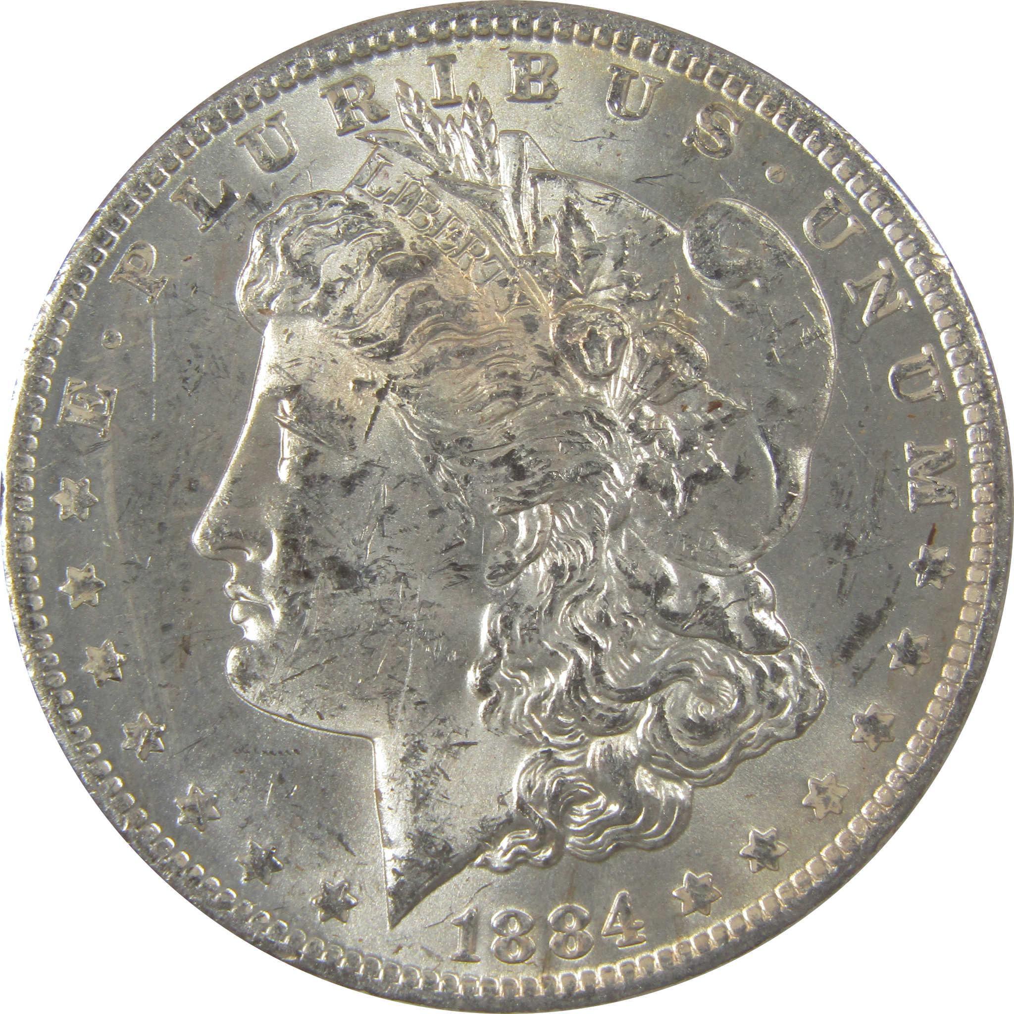 1884 O Morgan Silver Dollar BU Choice Uncirculated Toned SKU:I24171