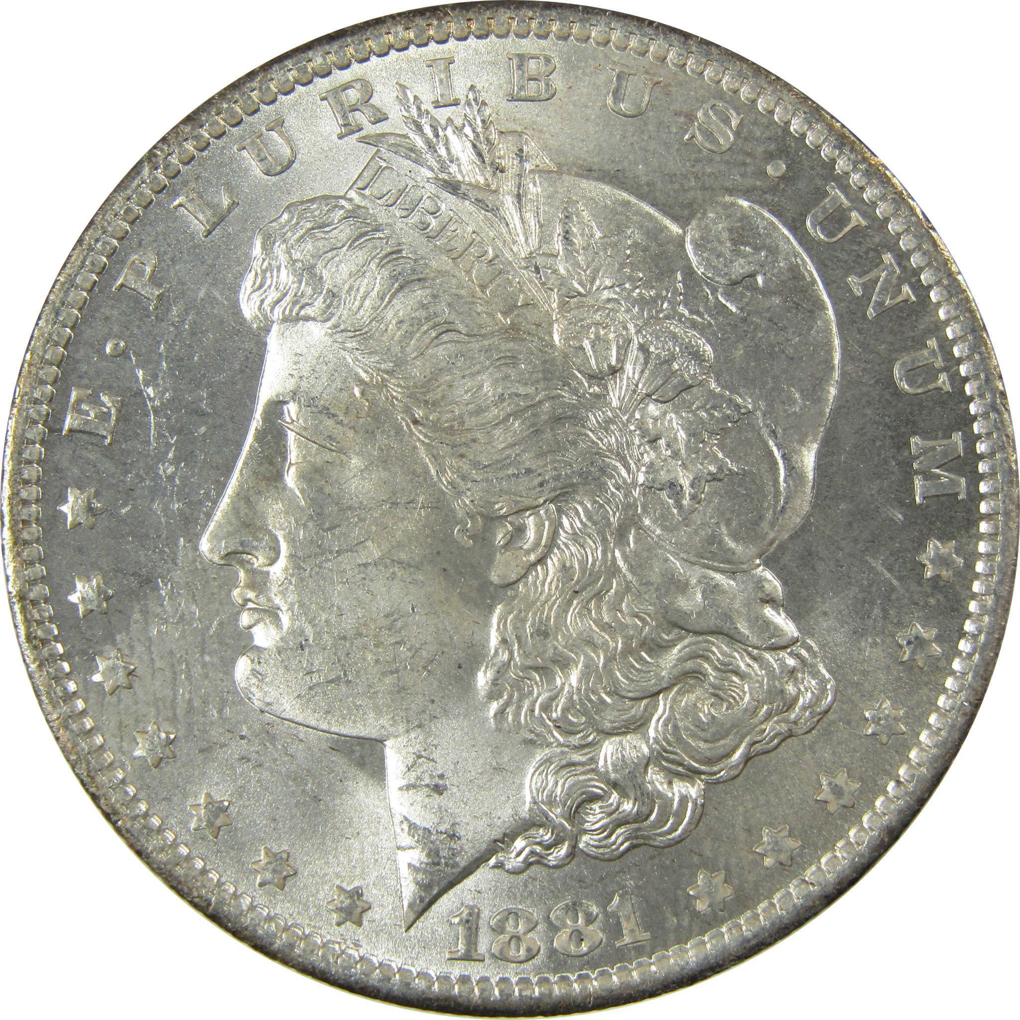 1881 O Morgan Silver Dollar Uncirculated Mint State $1 Coin SKU:CP659 - Morgan coin - Morgan silver dollar - Morgan silver dollar for sale - Profile Coins & Collectibles