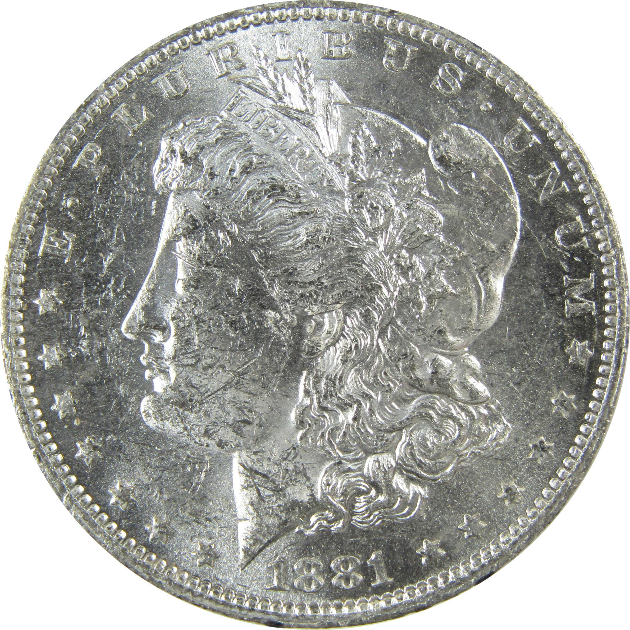 1881 O Morgan Silver Dollar Uncirculated Mint State $1 Coin SKU:I27697 - Morgan coin - Morgan silver dollar - Morgan silver dollar for sale - Profile Coins & Collectibles