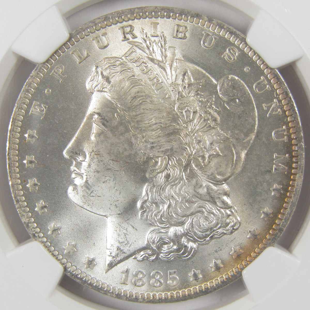 1885 O Morgan Silver Dollar MS 65 NGC Uncirculated $1 Coin Collectible - Morgan coin - Morgan silver dollar - Morgan silver dollar for sale - Profile Coins & Collectibles