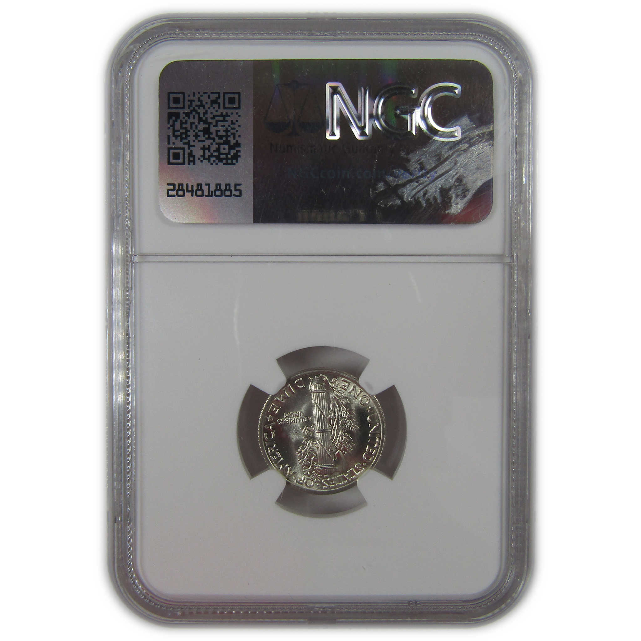 1937 S Mercury Dime MS 66 FB NGC Silver Uncirculated SKU:I23197