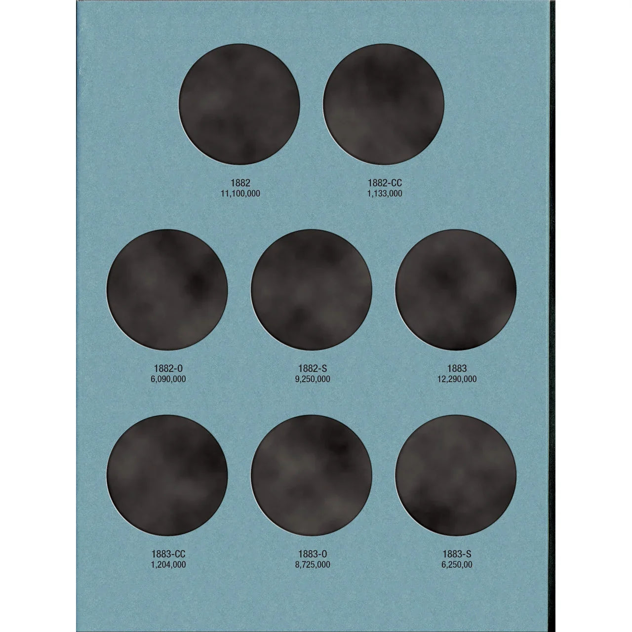 Whitman Morgan Silver Dollar Coin Folder Collection #1 1878-1883
