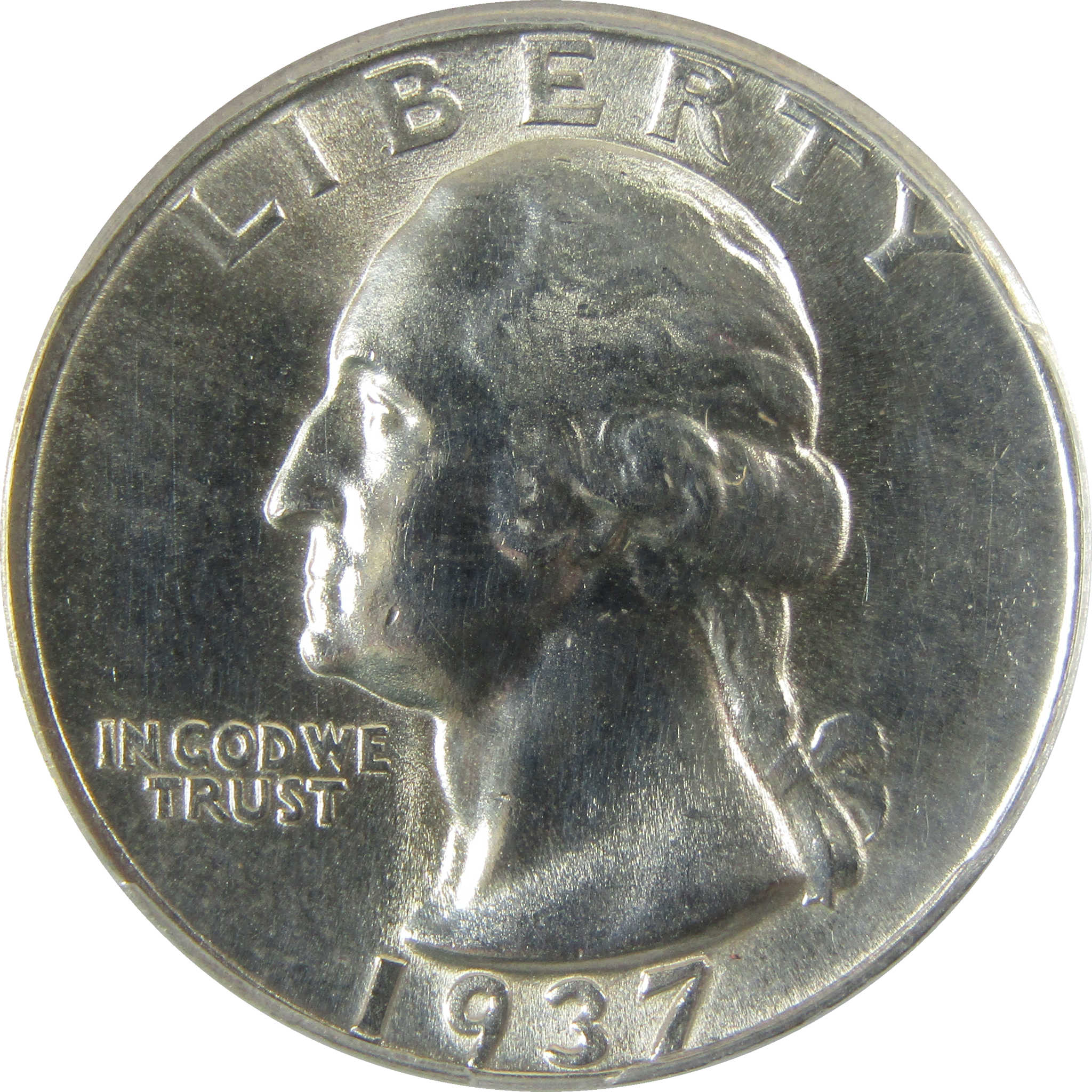 1937 Washington Silver Quarter MS 63 ANACS Uncirculated SKU:I28481