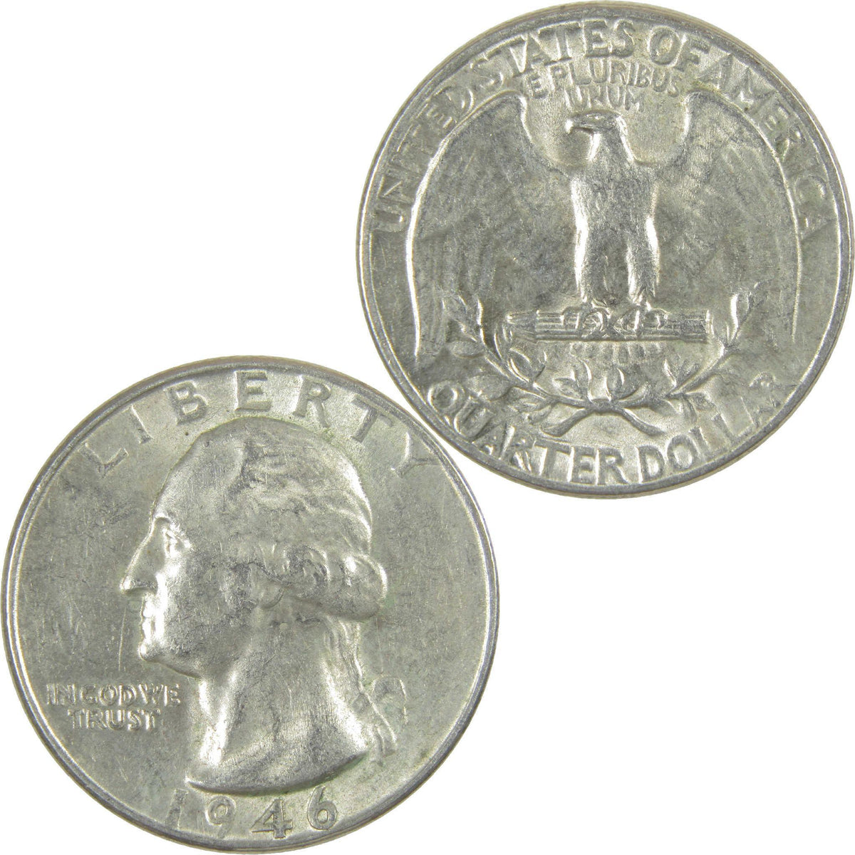1946 Washington Silver Quarter AU About Uncirculated 25c Coin