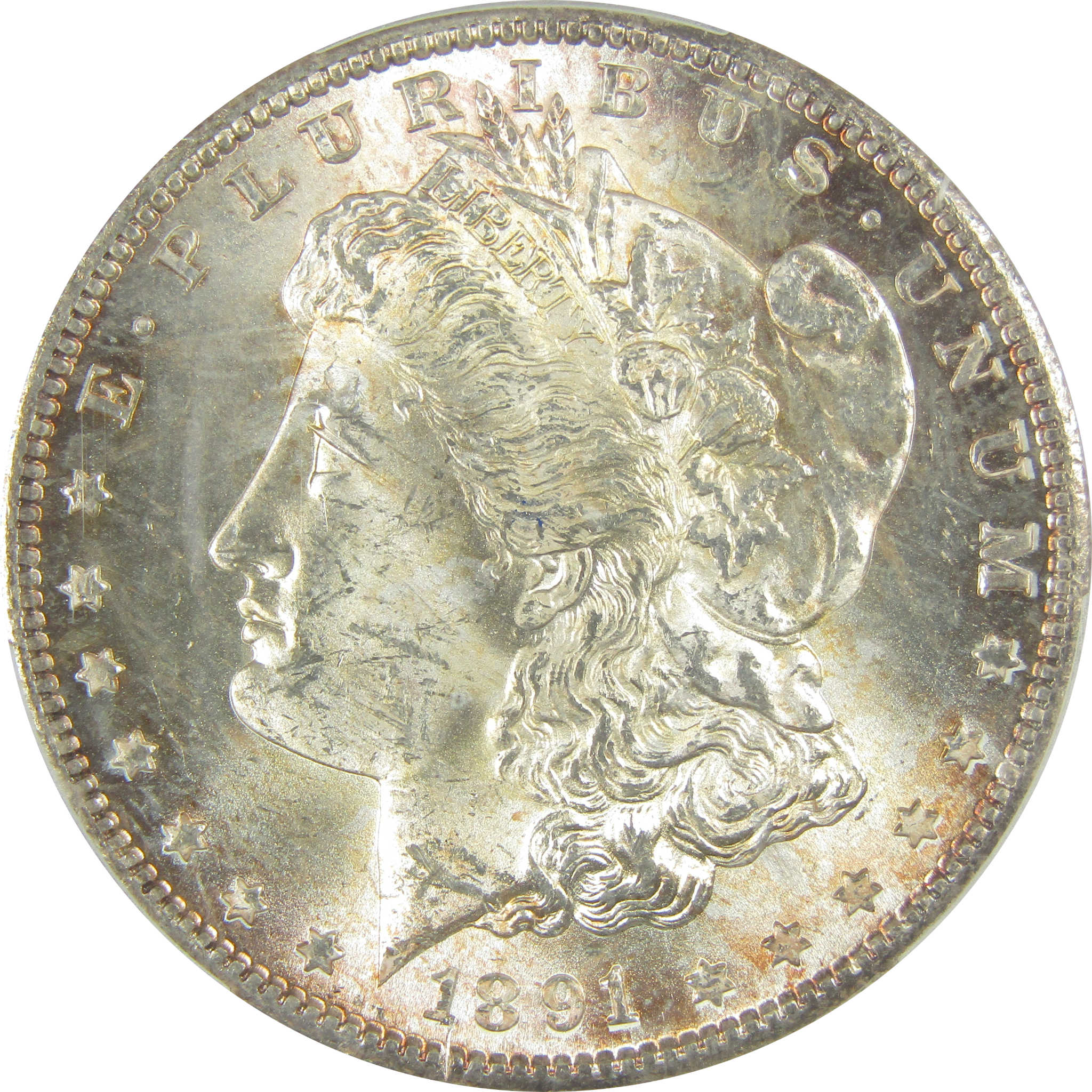 1891 S Morgan Dollar MS 63 PCGS Silver Uncirculated $1 Coin SKU:I19920 - Morgan coin - Morgan silver dollar - Morgan silver dollar for sale - Profile Coins & Collectibles
