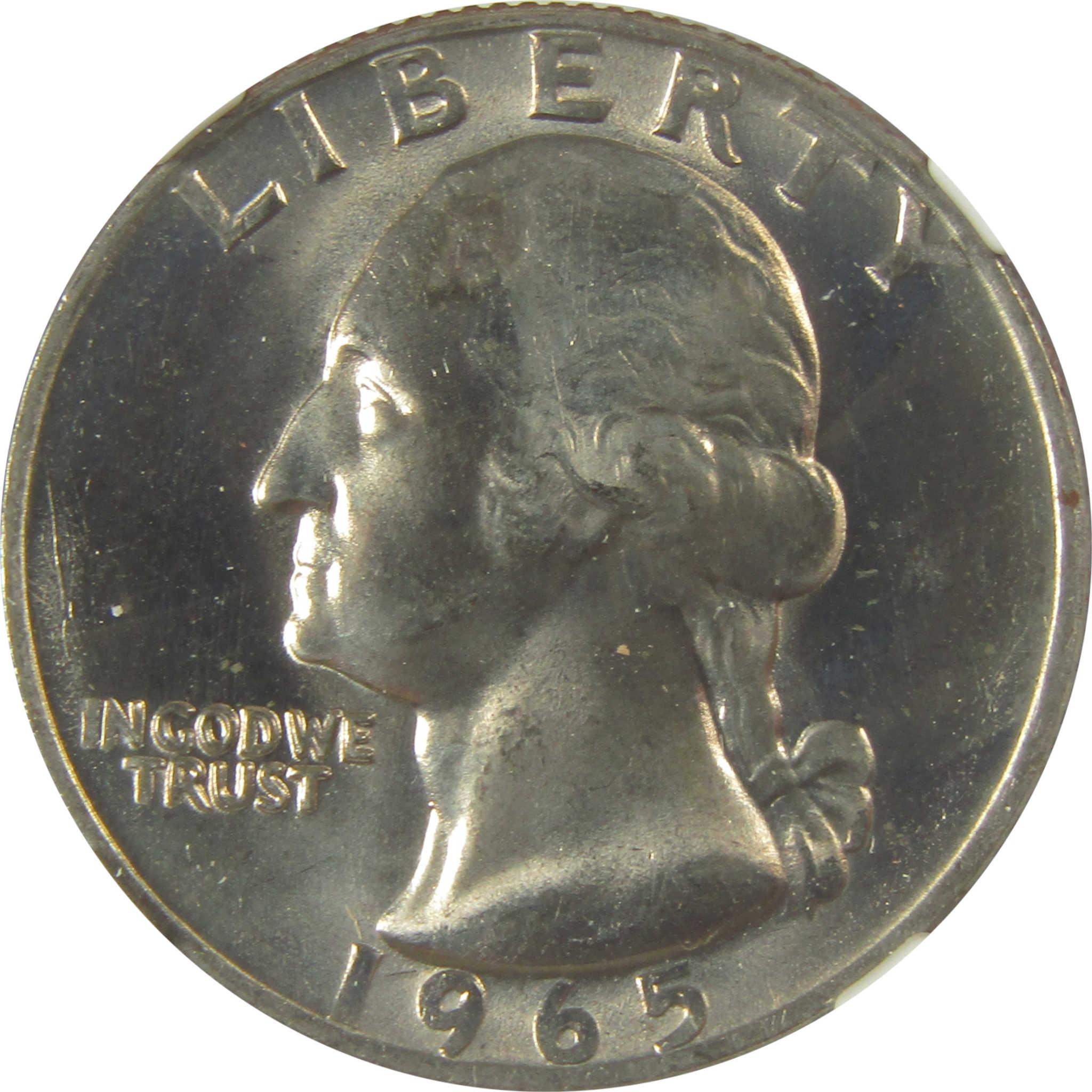 1965 Washington Quarter MS 67 NGC Clad Uncirculated SKU:I20532