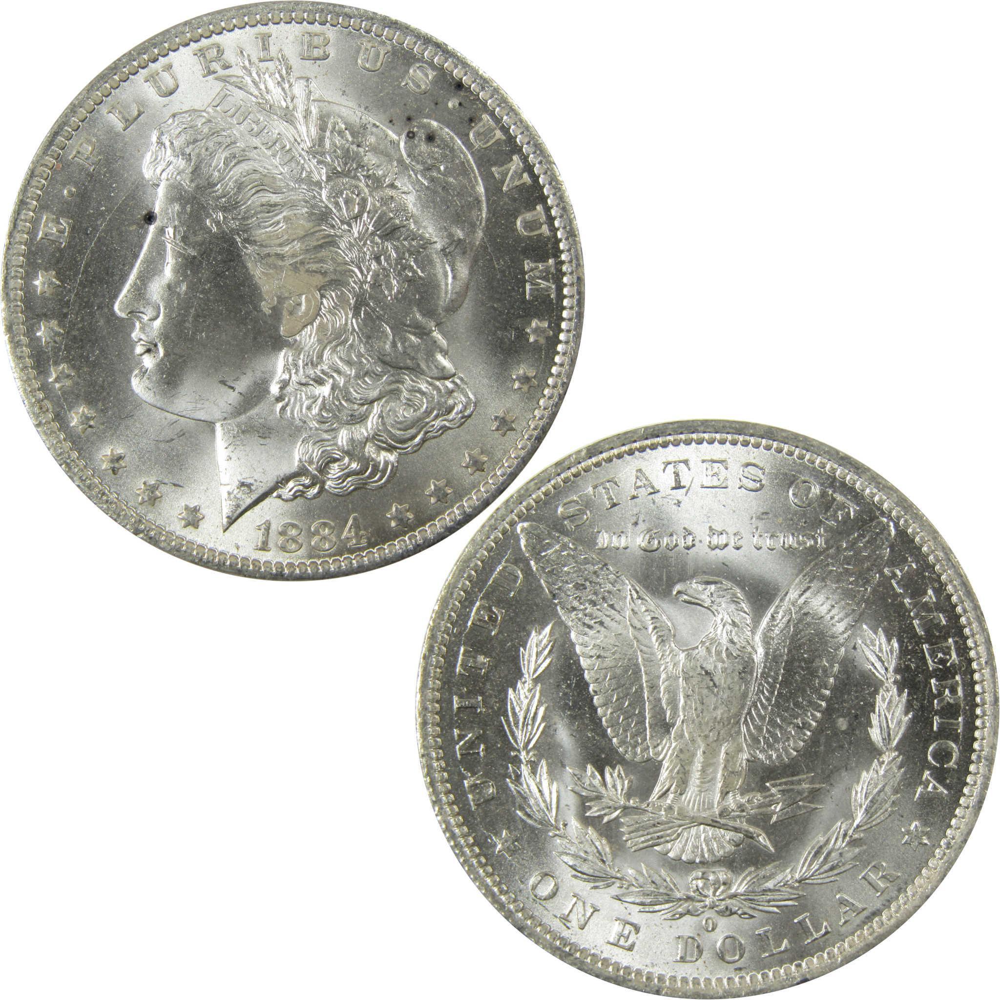 1884 O Morgan Silver Dollar Uncirculated Mint State $1 Coin SKU:I24517 - Morgan coin - Morgan silver dollar - Morgan silver dollar for sale - Profile Coins & Collectibles