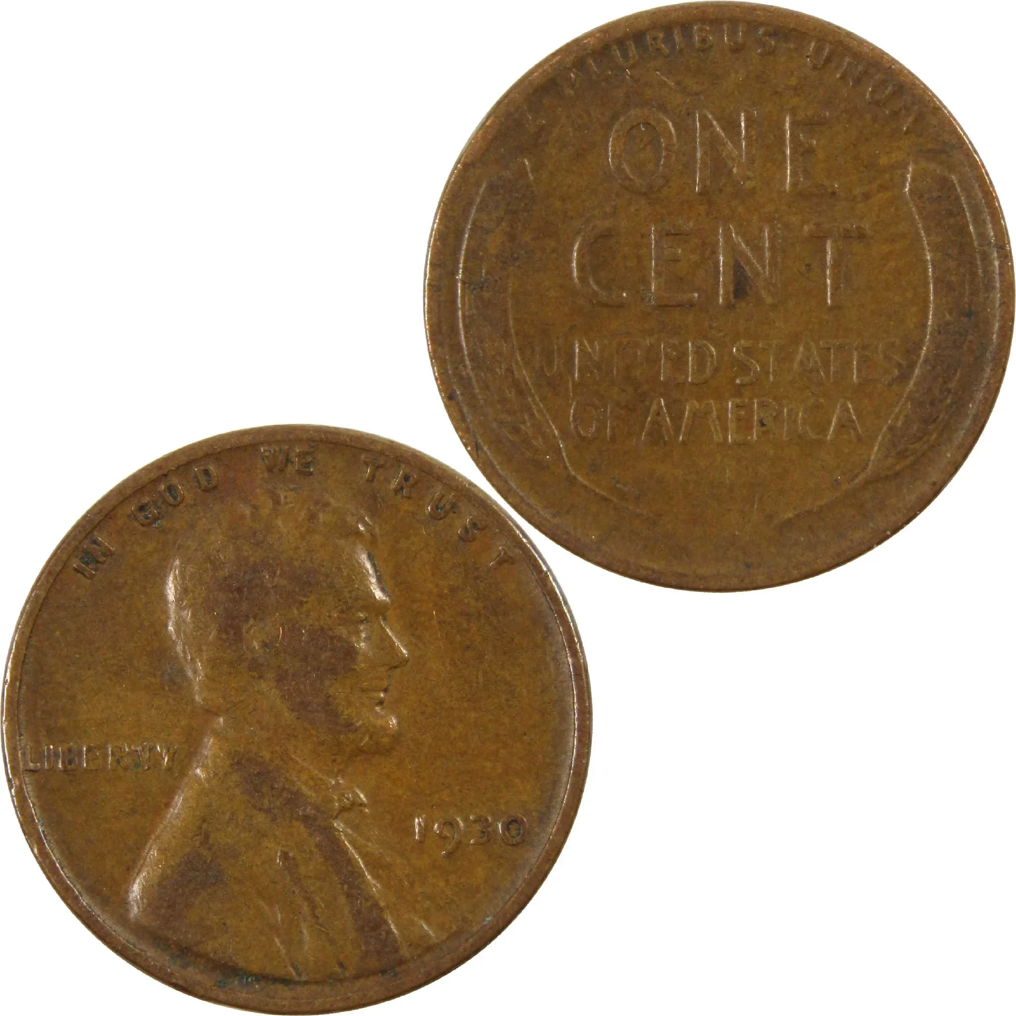 1930 Lincoln Wheat Cent VG Very Good Penny 1c Coin