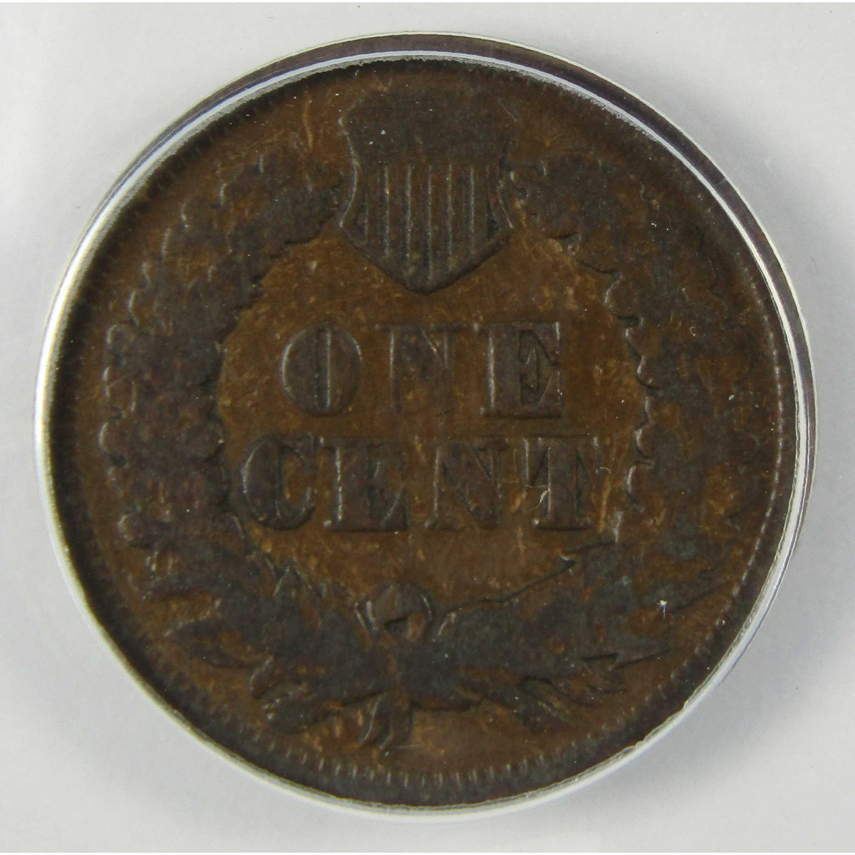 1864 L Indian Head Bronze Cent G 6 Details ANACS Penny SKU:I27960