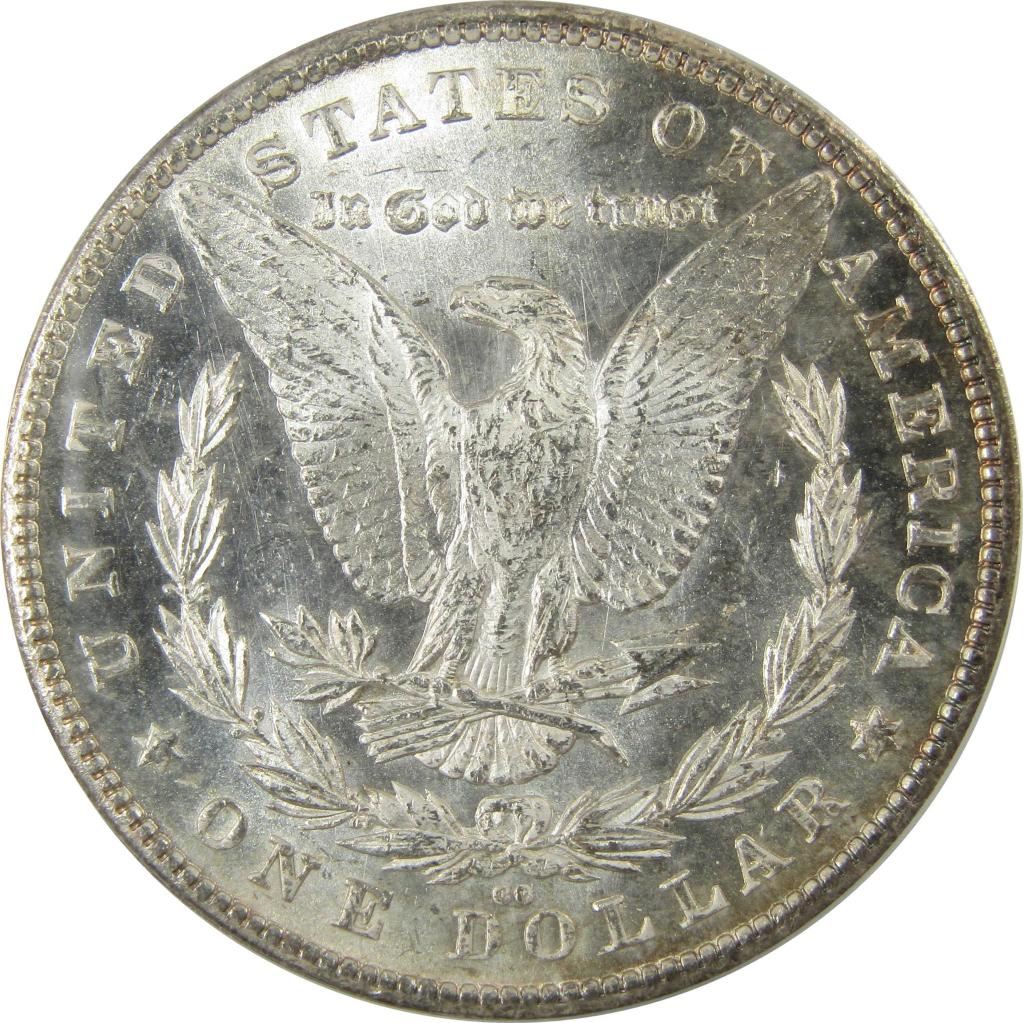 1880 CC 8/Low 7 Rev 79 Morgan Silver Dollar MS 62 ANACS SKU:I25916 - Morgan coin - Morgan silver dollar - Morgan silver dollar for sale - Profile Coins & Collectibles