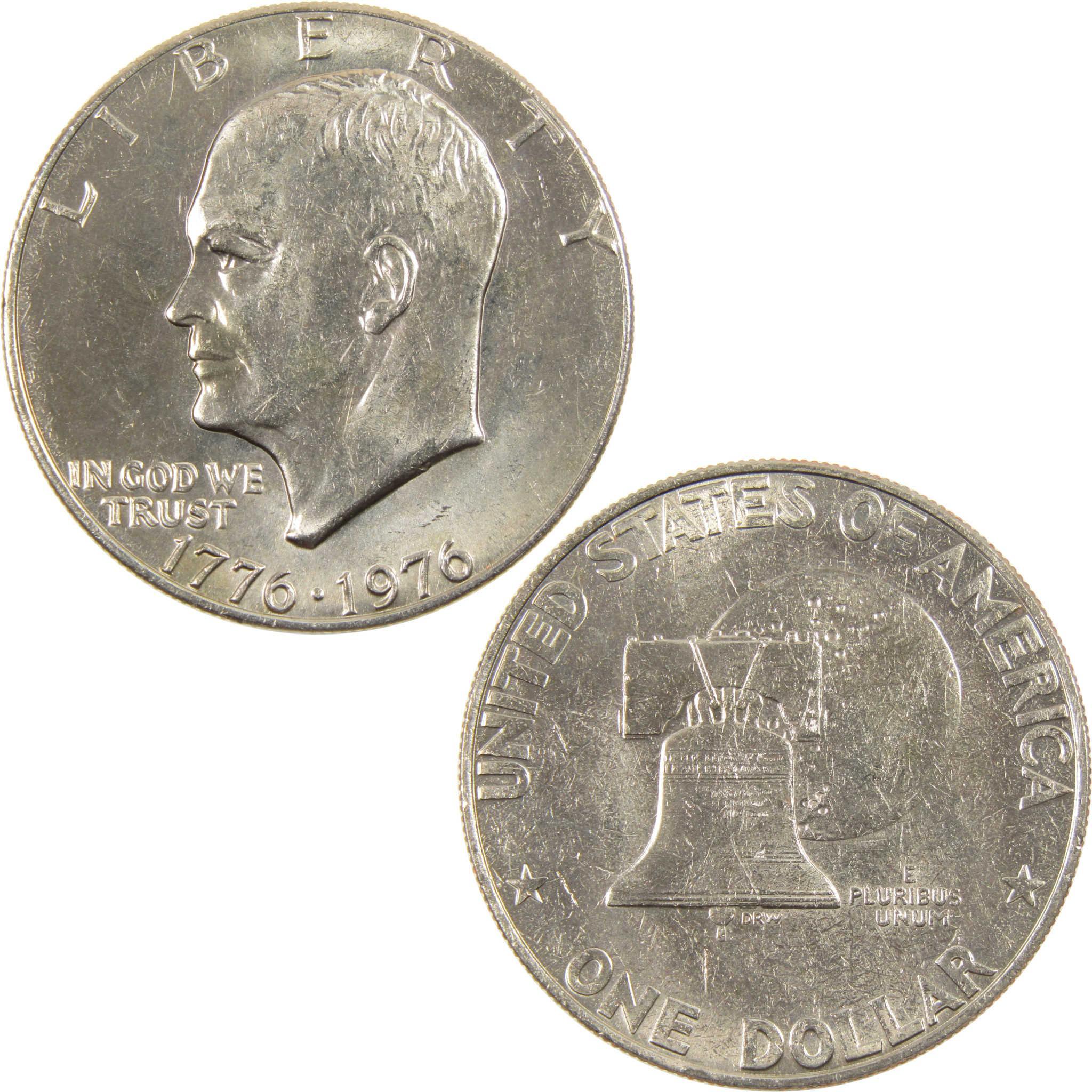1976 Type 1 Eisenhower Bicentennial Dollar BU Uncirculated Clad IKE $1