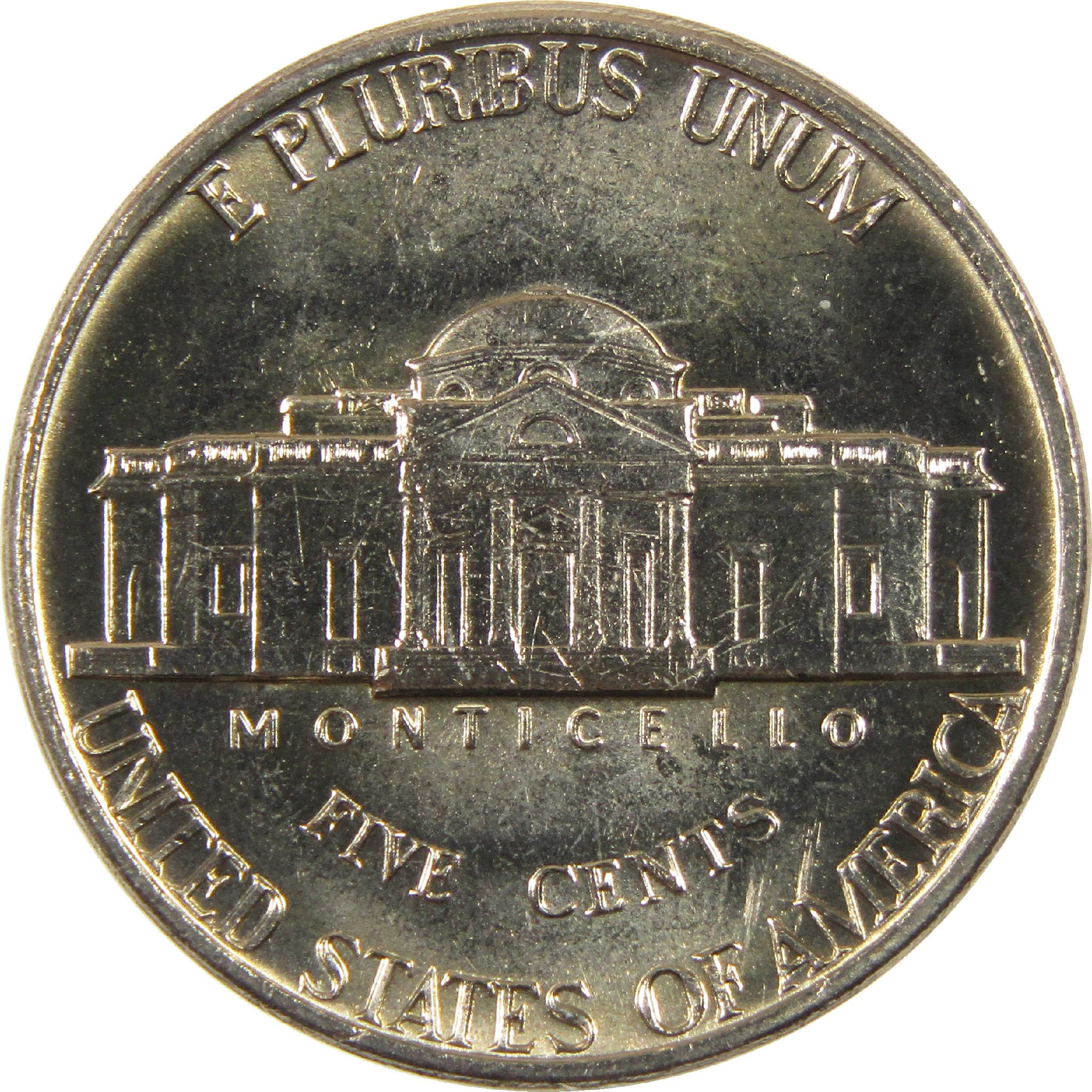 1977 Jefferson Nickel BU Uncirculated 5c Coin