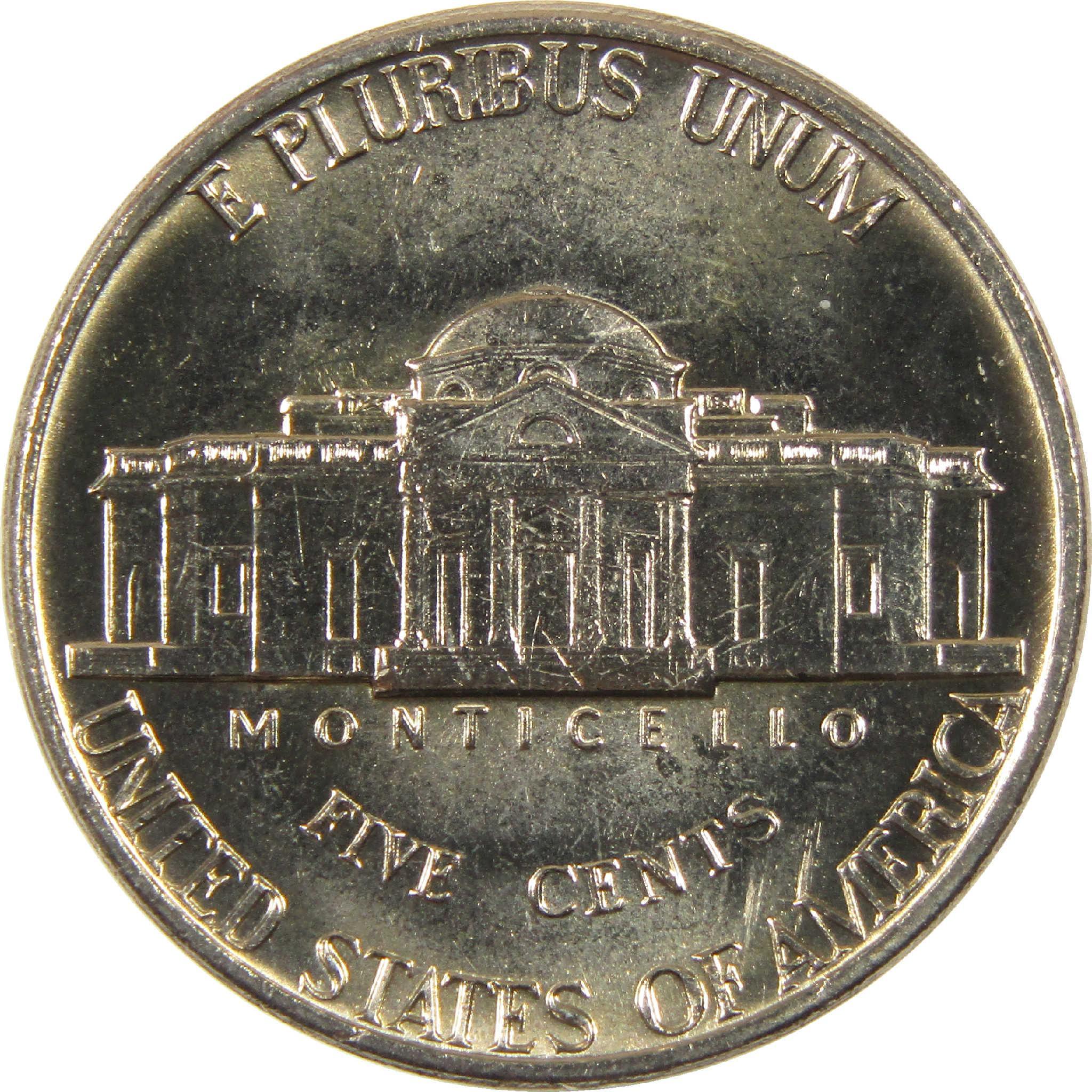 1977 Jefferson Nickel BU Uncirculated 5c Coin