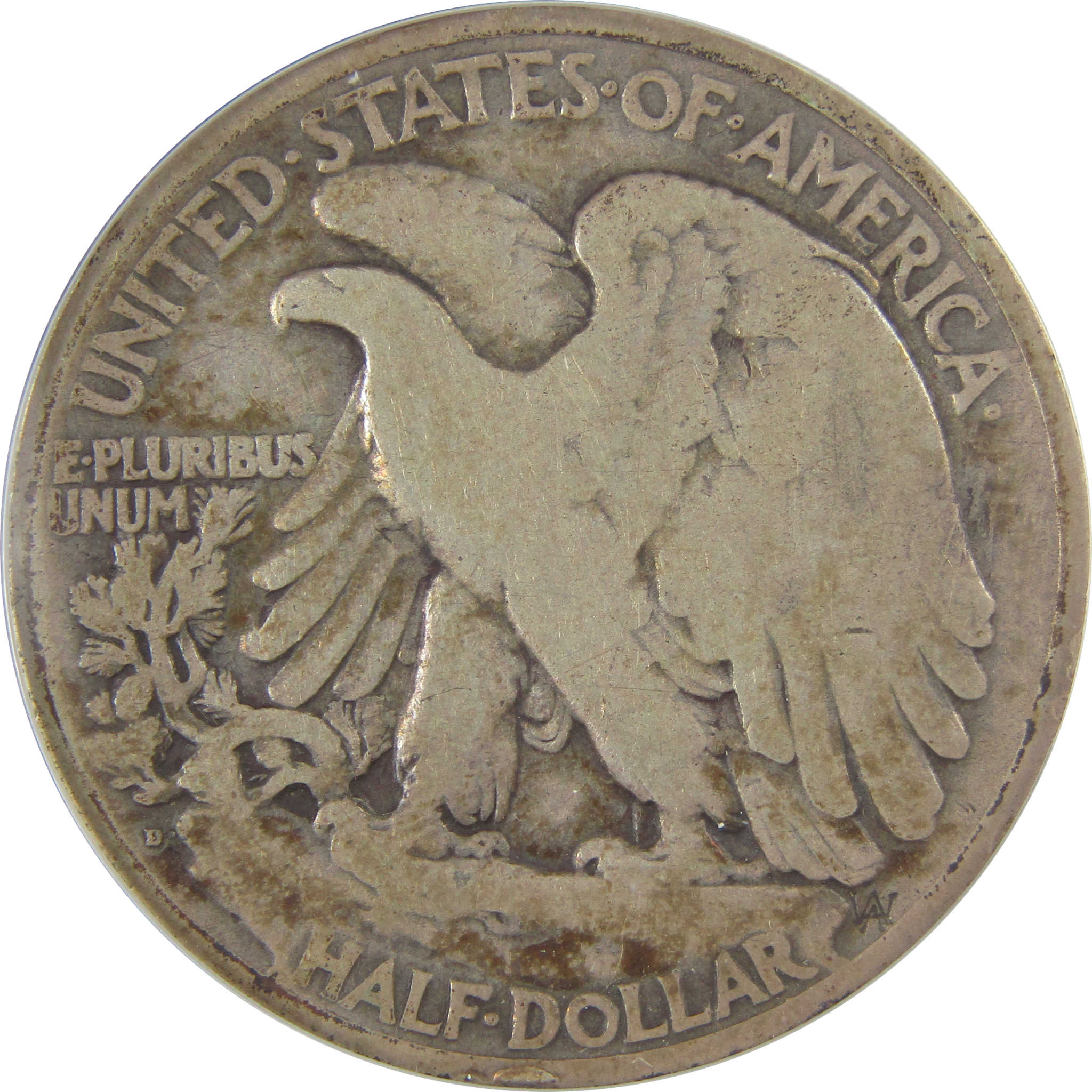 1921 D Liberty Walking Half Dollar G 6 Details ANACS SKU:CPC1146