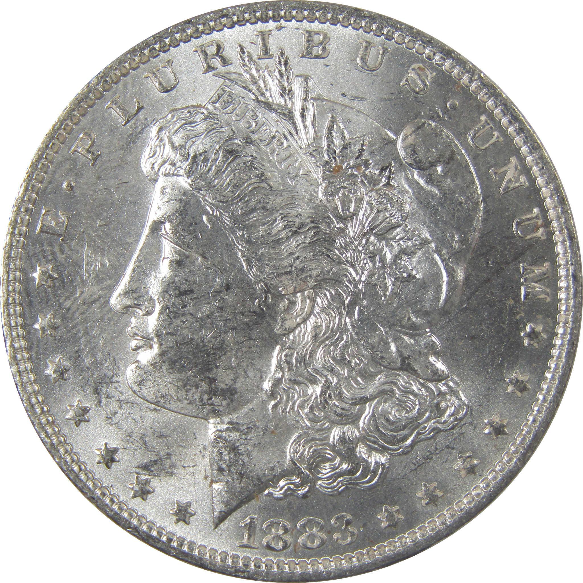 1883 O Morgan Silver Dollar Uncirculated Mint State Toned SKU:I24862