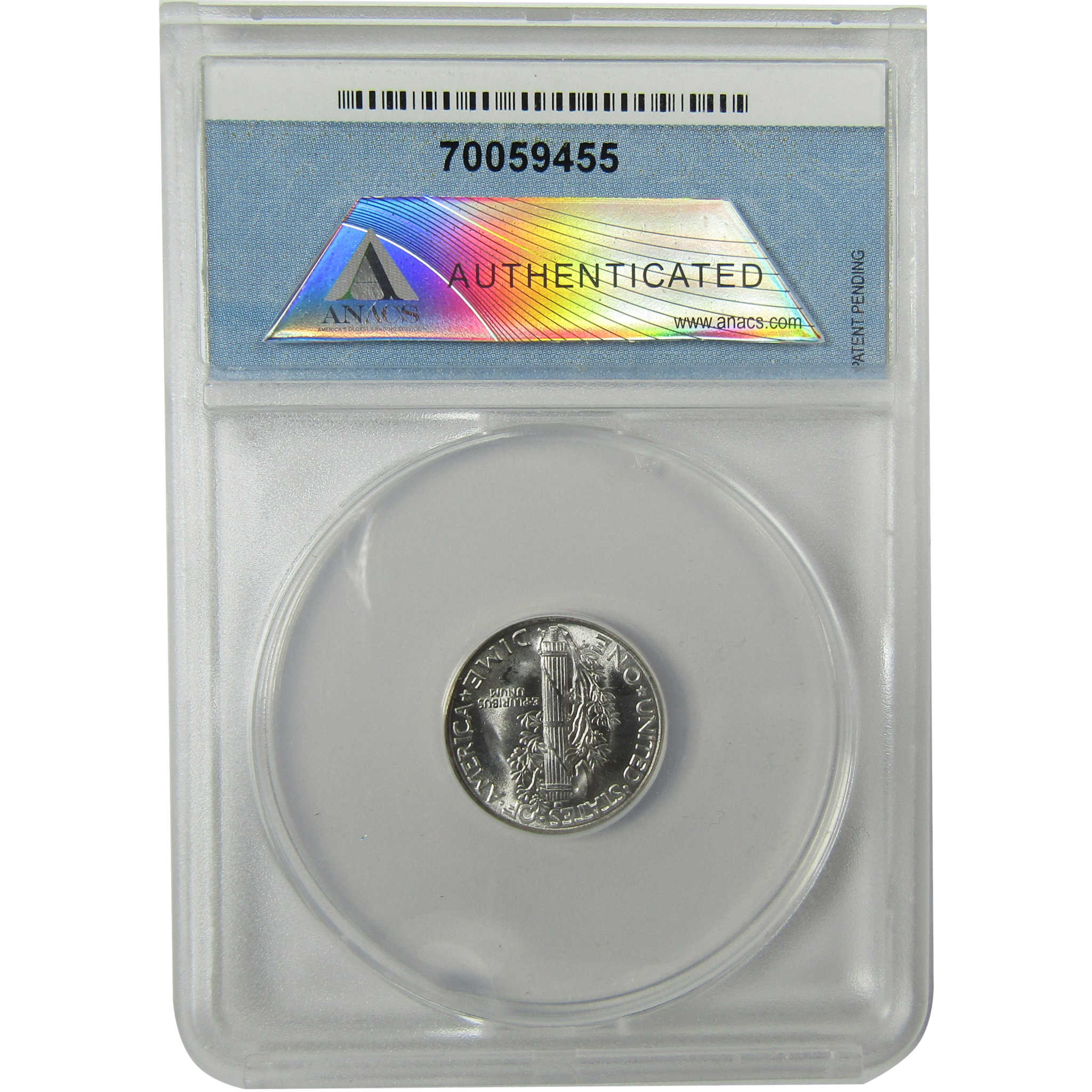 1945 Mercury Silver Dime MS 66 ANACS Uncirculated 10c Coin SKU:I28299