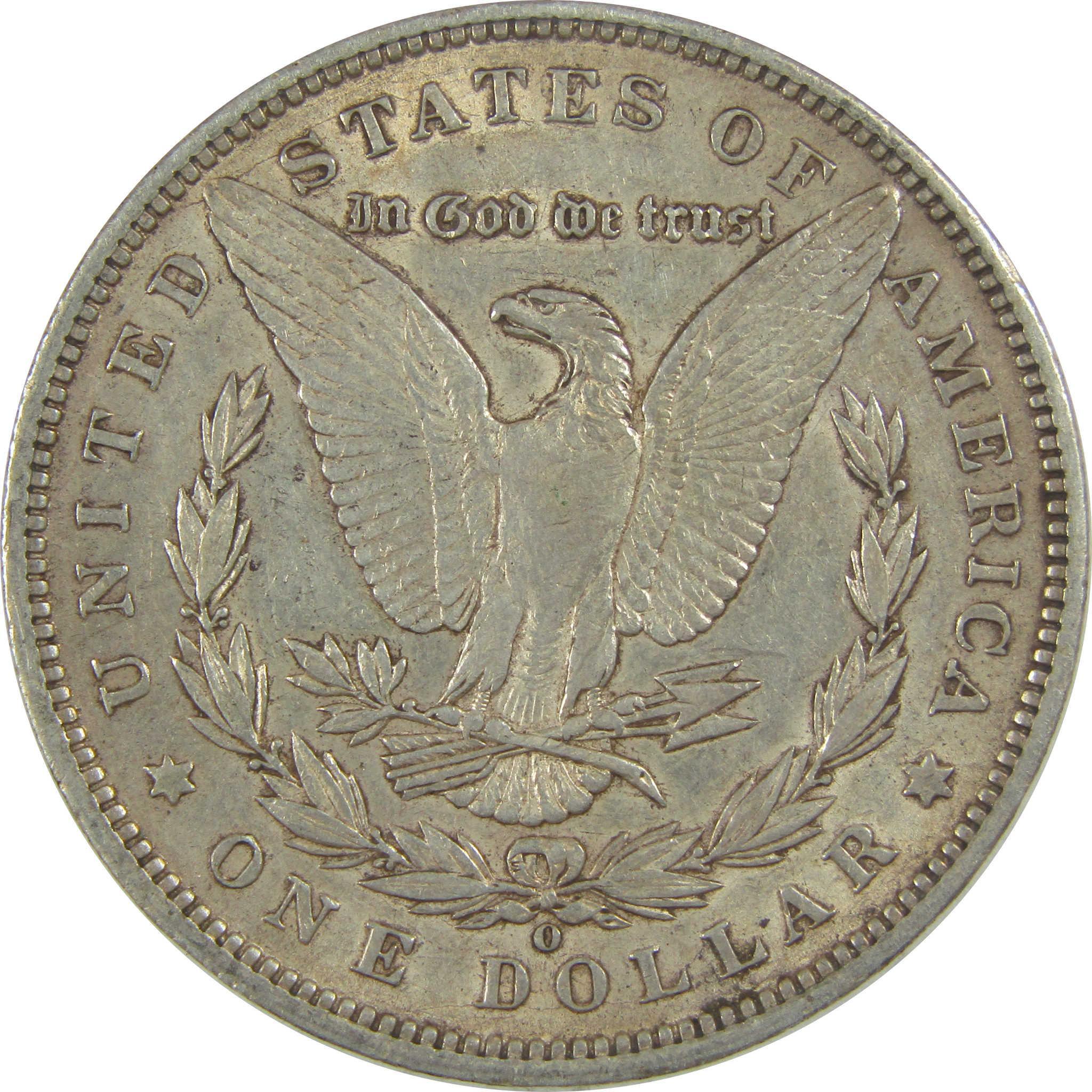 1896 O Morgan Dollar XF EF Extremely Fine Silver $1 Coin SKU:I20234 - Morgan coin - Morgan silver dollar - Morgan silver dollar for sale - Profile Coins & Collectibles