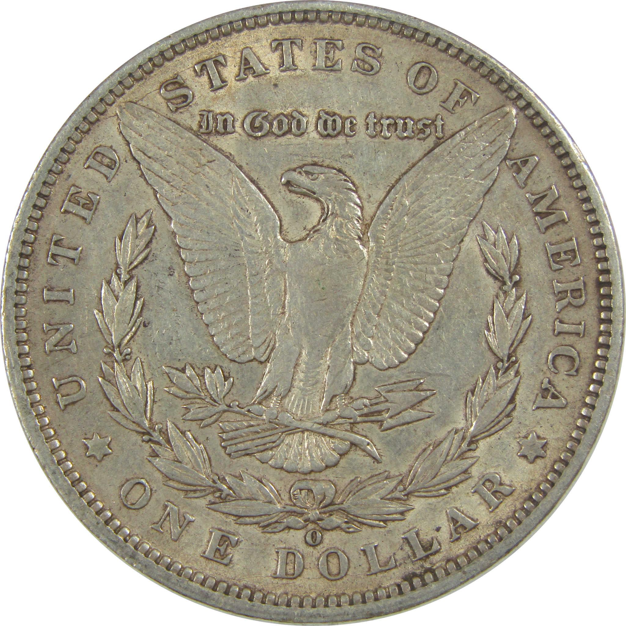 1896 O Morgan Dollar XF EF Extremely Fine Silver $1 Coin SKU:I20234 - Morgan coin - Morgan silver dollar - Morgan silver dollar for sale - Profile Coins & Collectibles
