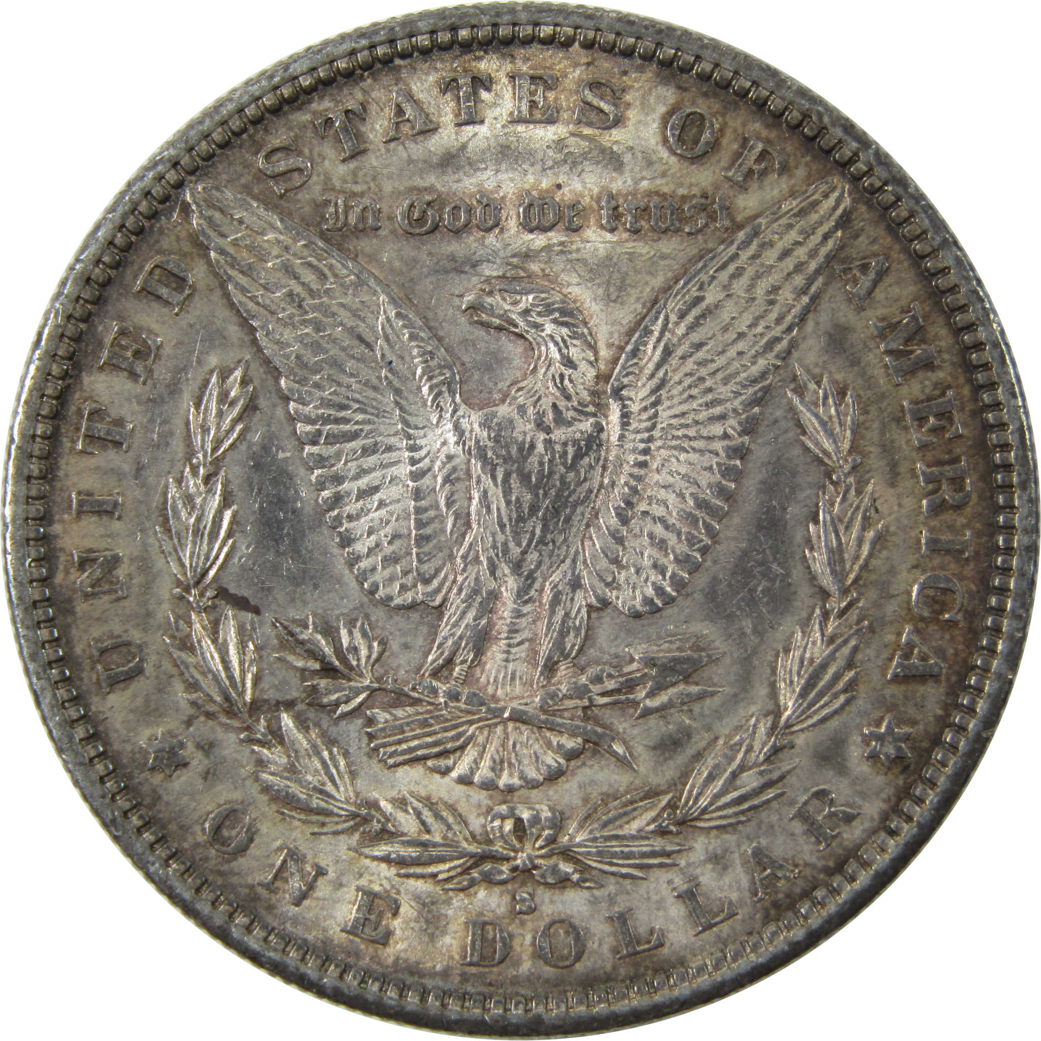 1887 S Morgan Dollar AU About Uncirculated Silver $1 Coin SKU:I14194 - Morgan coin - Morgan silver dollar - Morgan silver dollar for sale - Profile Coins & Collectibles