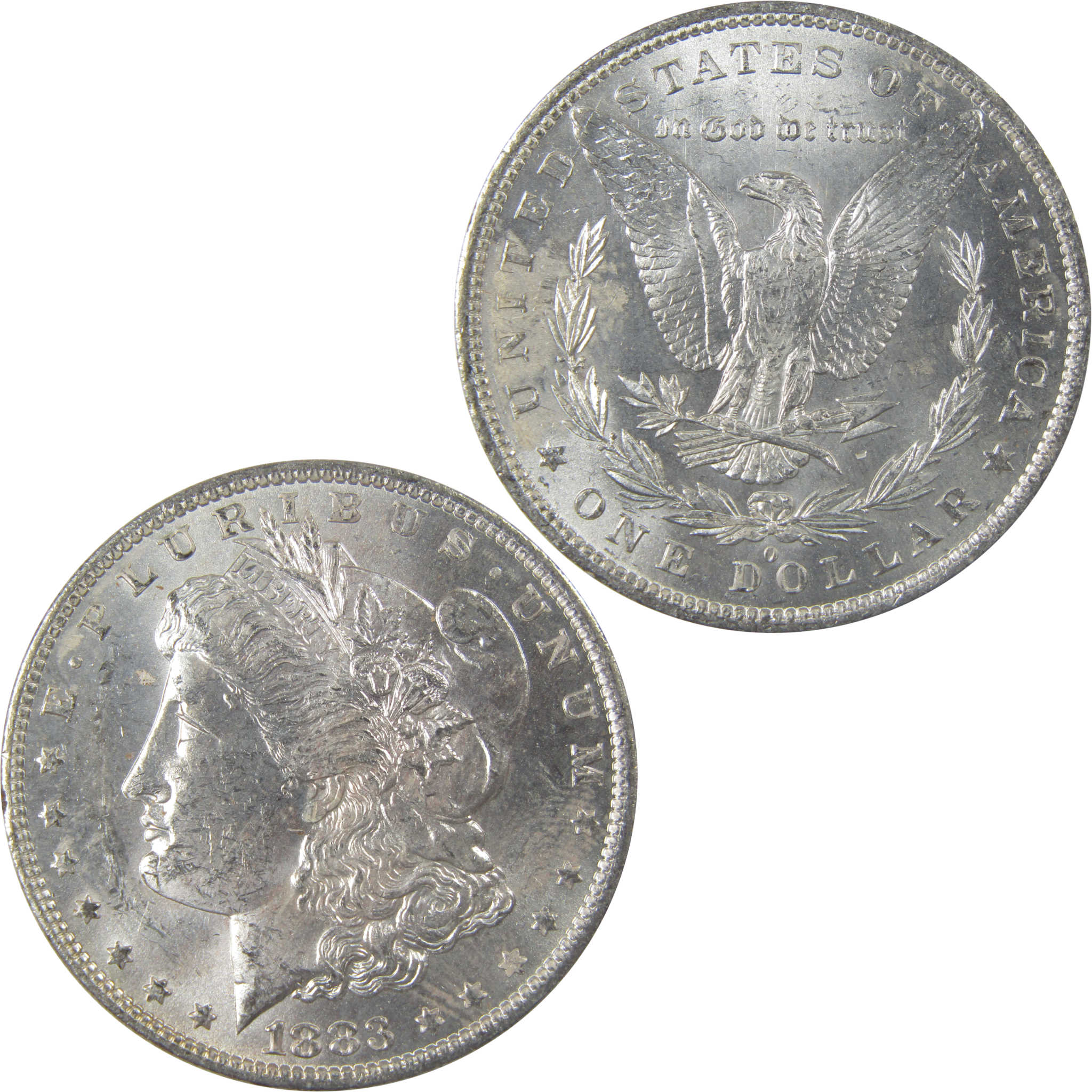 1883 O Morgan Silver Dollar Uncirculated Mint State $1 Coin SKU:I24859 - Morgan coin - Morgan silver dollar - Morgan silver dollar for sale - Profile Coins & Collectibles