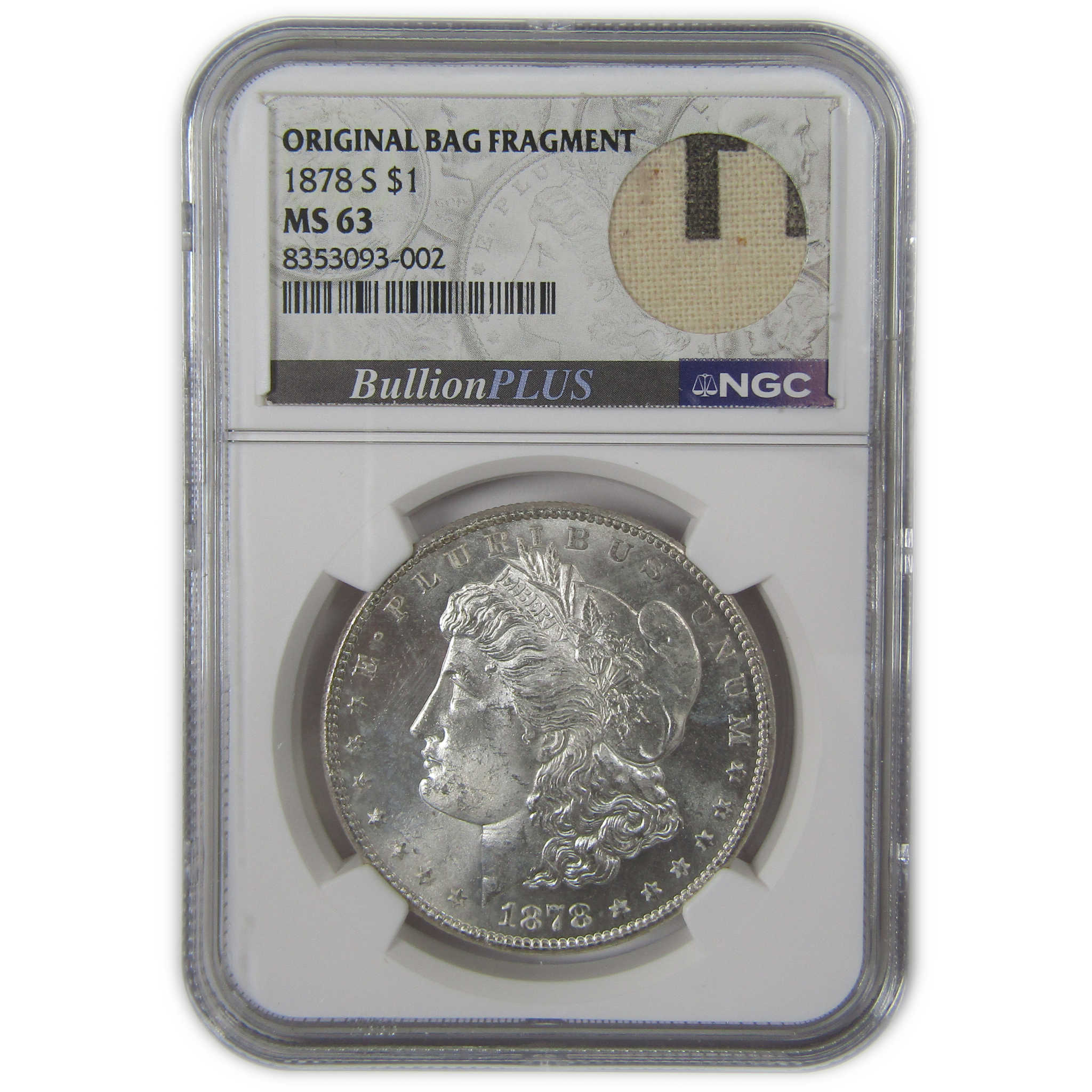 1878 S Morgan Dollar MS 63 NGC Silver Original Bag Fragment SKU:I23688 - Morgan coin - Morgan silver dollar - Morgan silver dollar for sale - Profile Coins & Collectibles