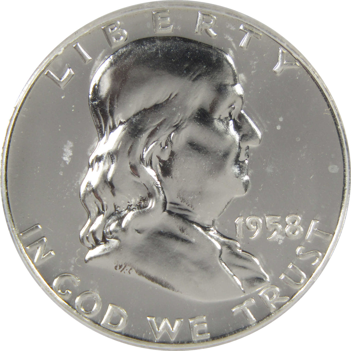 1958 Franklin Silver Half Dollar PR 65 ICG Proof 50c Coin SKU:I29158