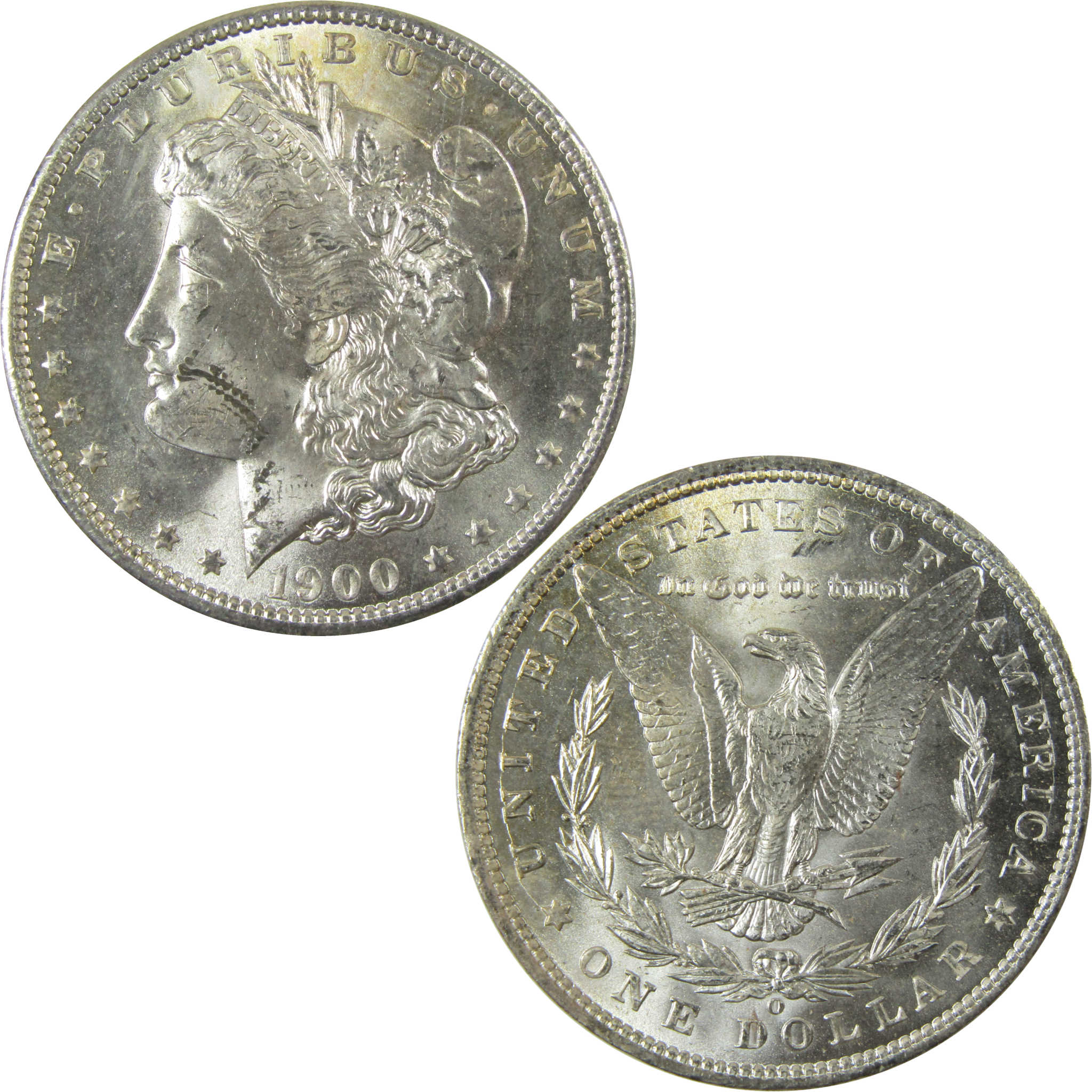 1900 O Morgan Silver Dollar Uncirculated Mint State $1 Coin SKU:I27788