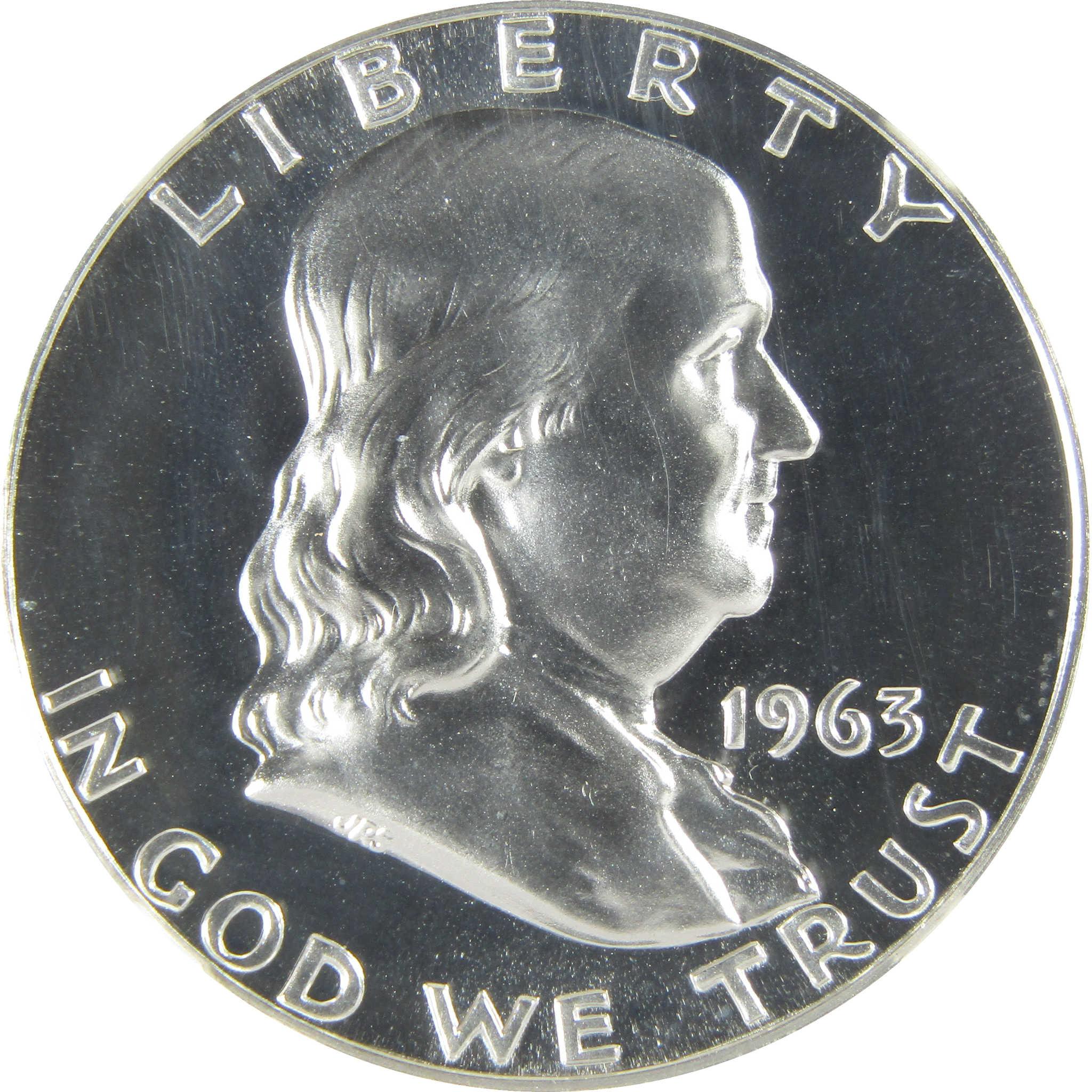 1963 Franklin Silver Half Dollar PF 69 NGC Proof 50c Coin SKU:I27439