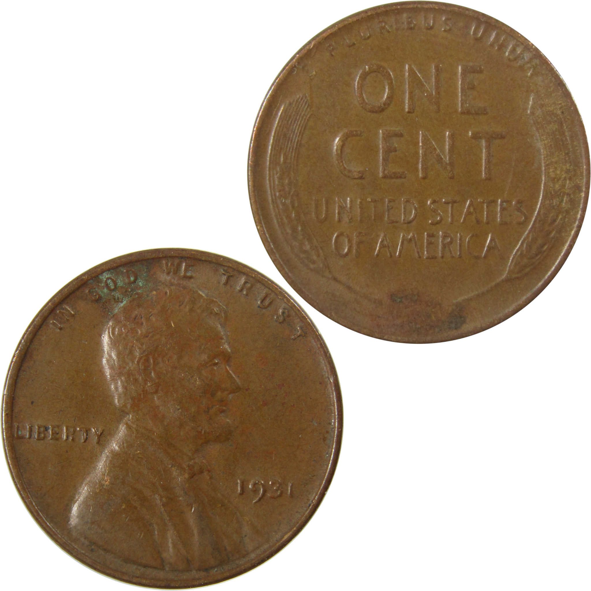 1931 Lincoln Wheat Cent XF EF Extremely Fine Penny 1c Coin SKU:I26836