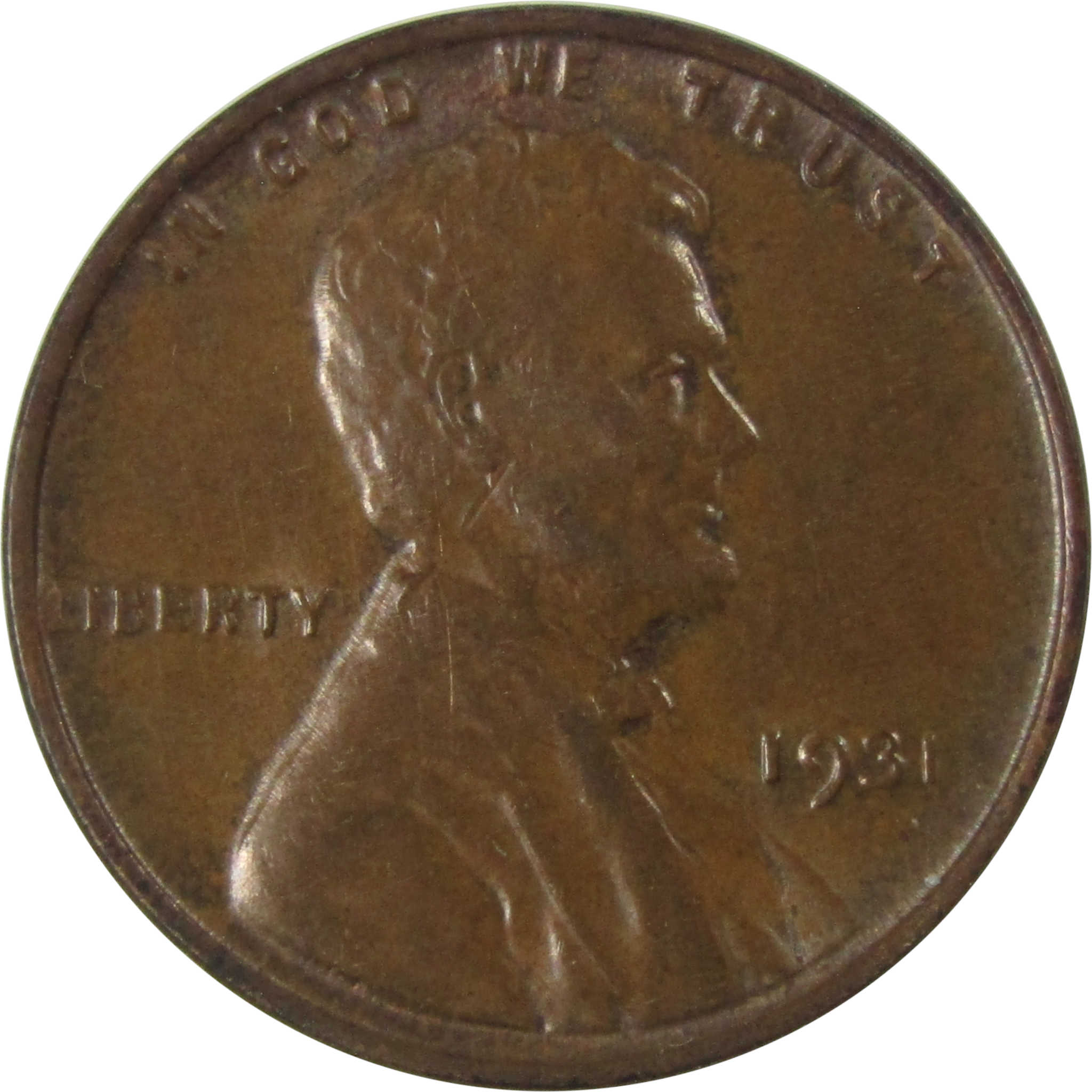 1931 Lincoln Wheat Cent AU About Uncirculated Penny 1c Coin SKU:I26641