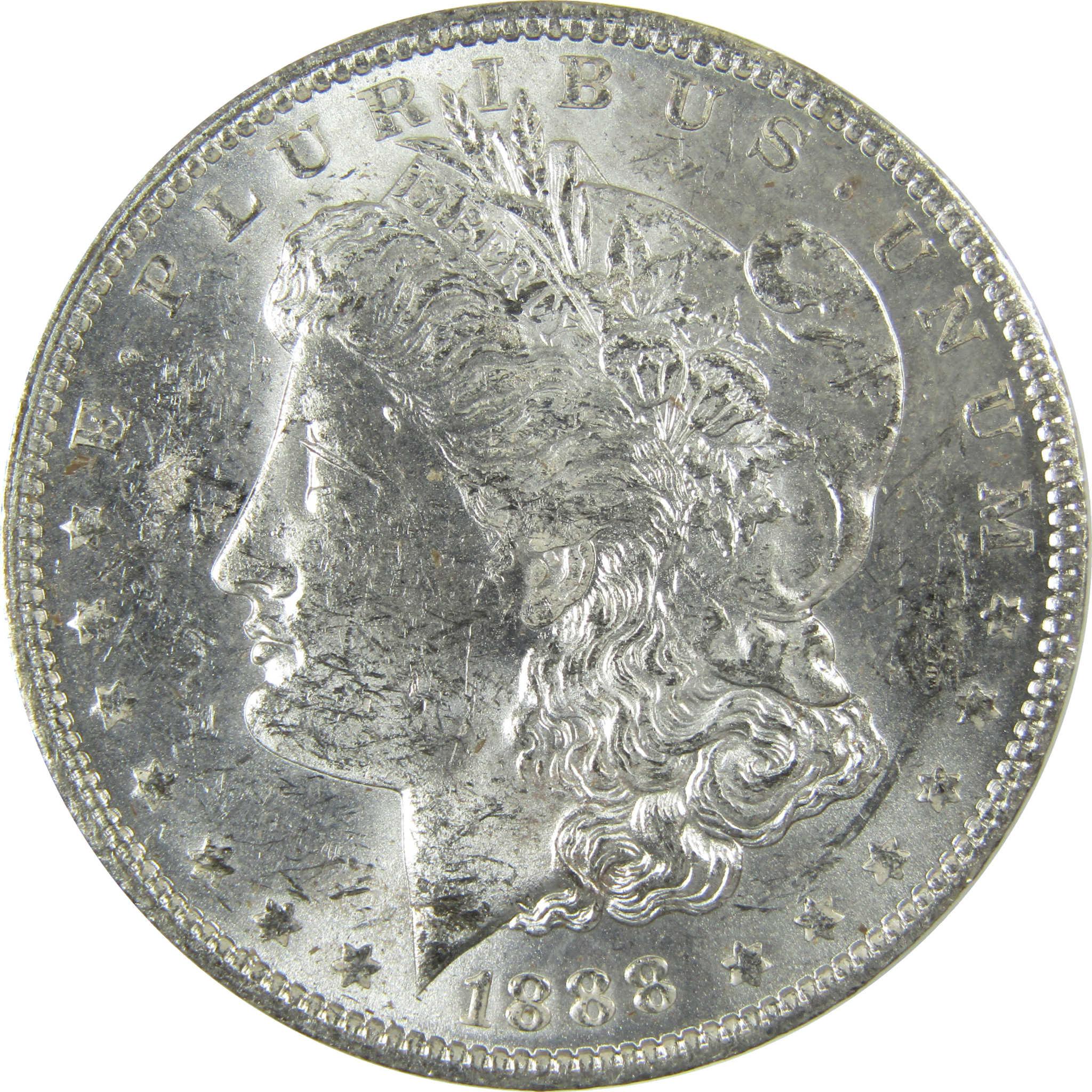 1888 O Morgan Silver Dollar Uncirculated Mint State $1 Coin SKU:I27684 - Morgan coin - Morgan silver dollar - Morgan silver dollar for sale - Profile Coins & Collectibles
