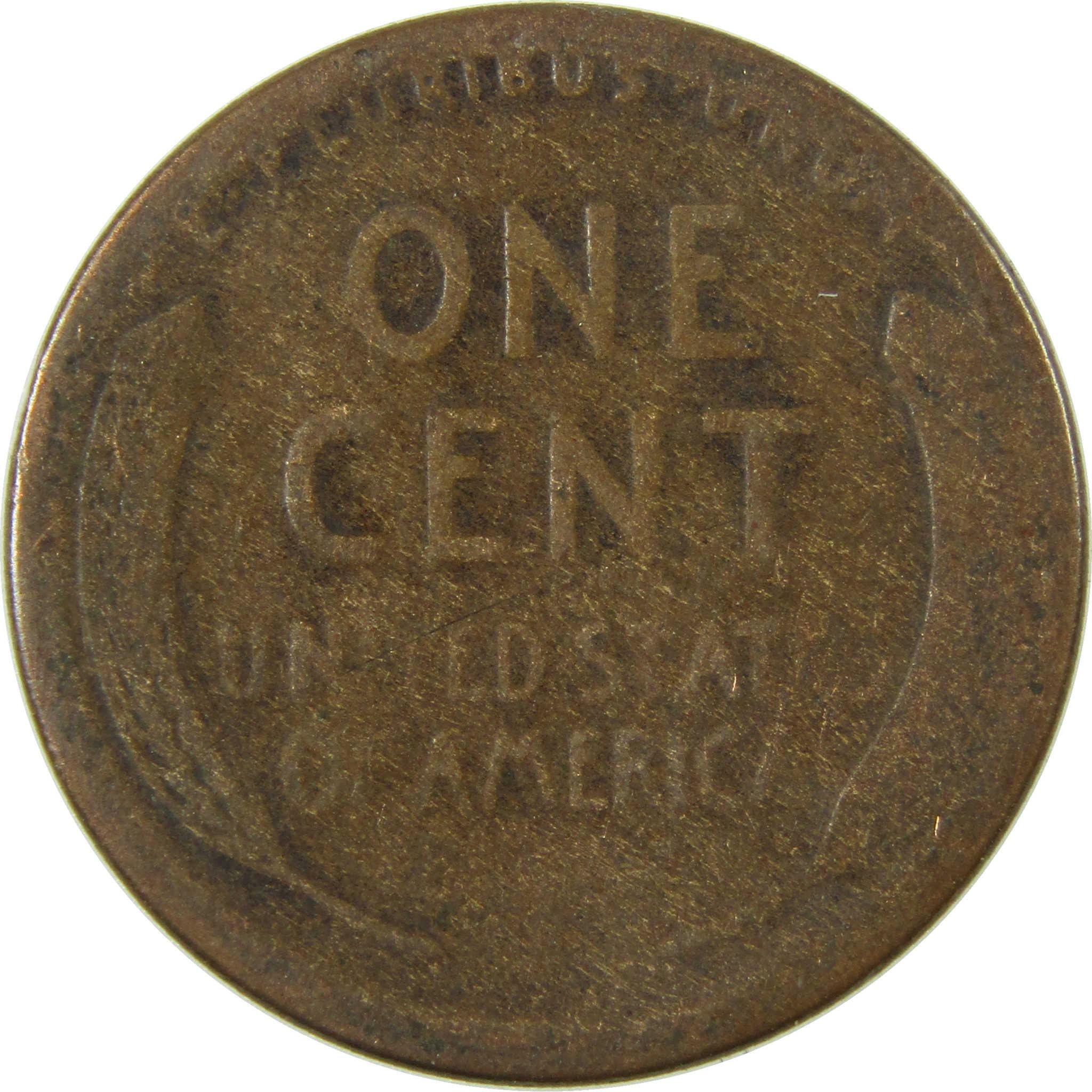 1919 S Lincoln Wheat Cent G Good Penny 1c Coin SKU:I26842