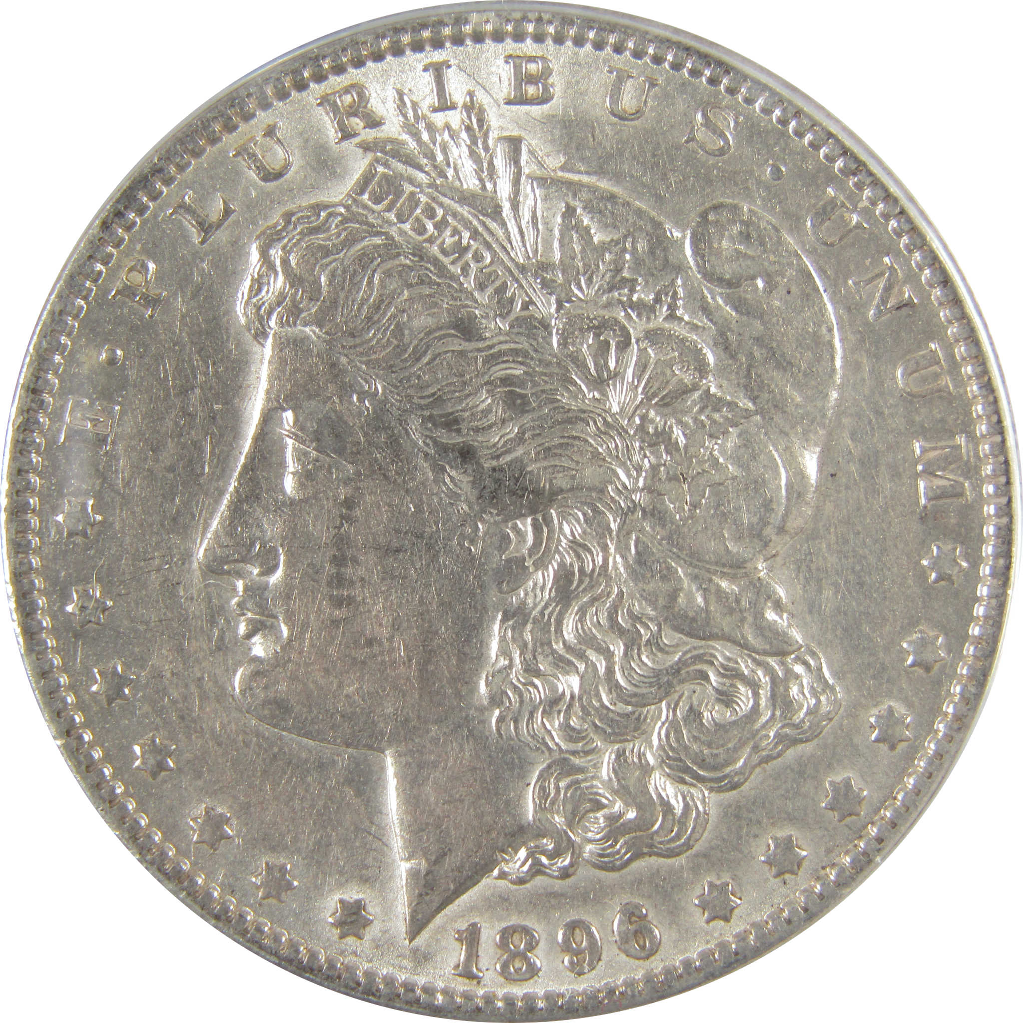 1896 O Morgan Dollar AU 50 Details ANACS Silver $1 Coin SKU:I19042 - Morgan coin - Morgan silver dollar - Morgan silver dollar for sale - Profile Coins & Collectibles