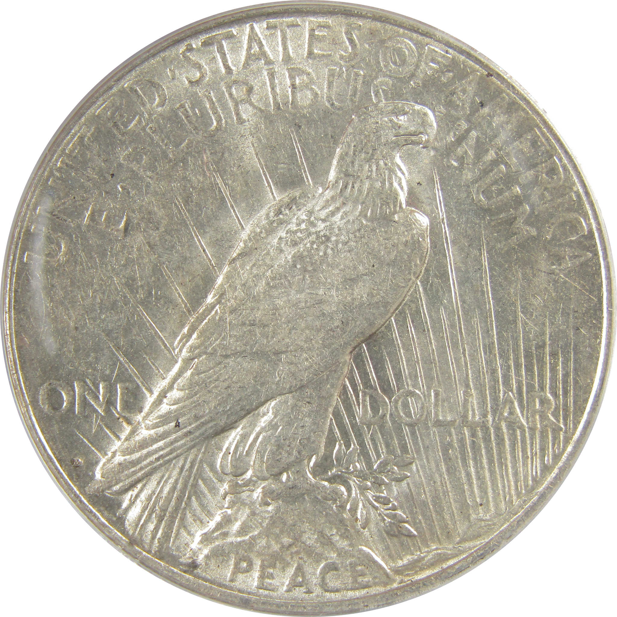 1923 D Peace Dollar AU 55 Details ANACS Silver $1 Coin SKU:I20353