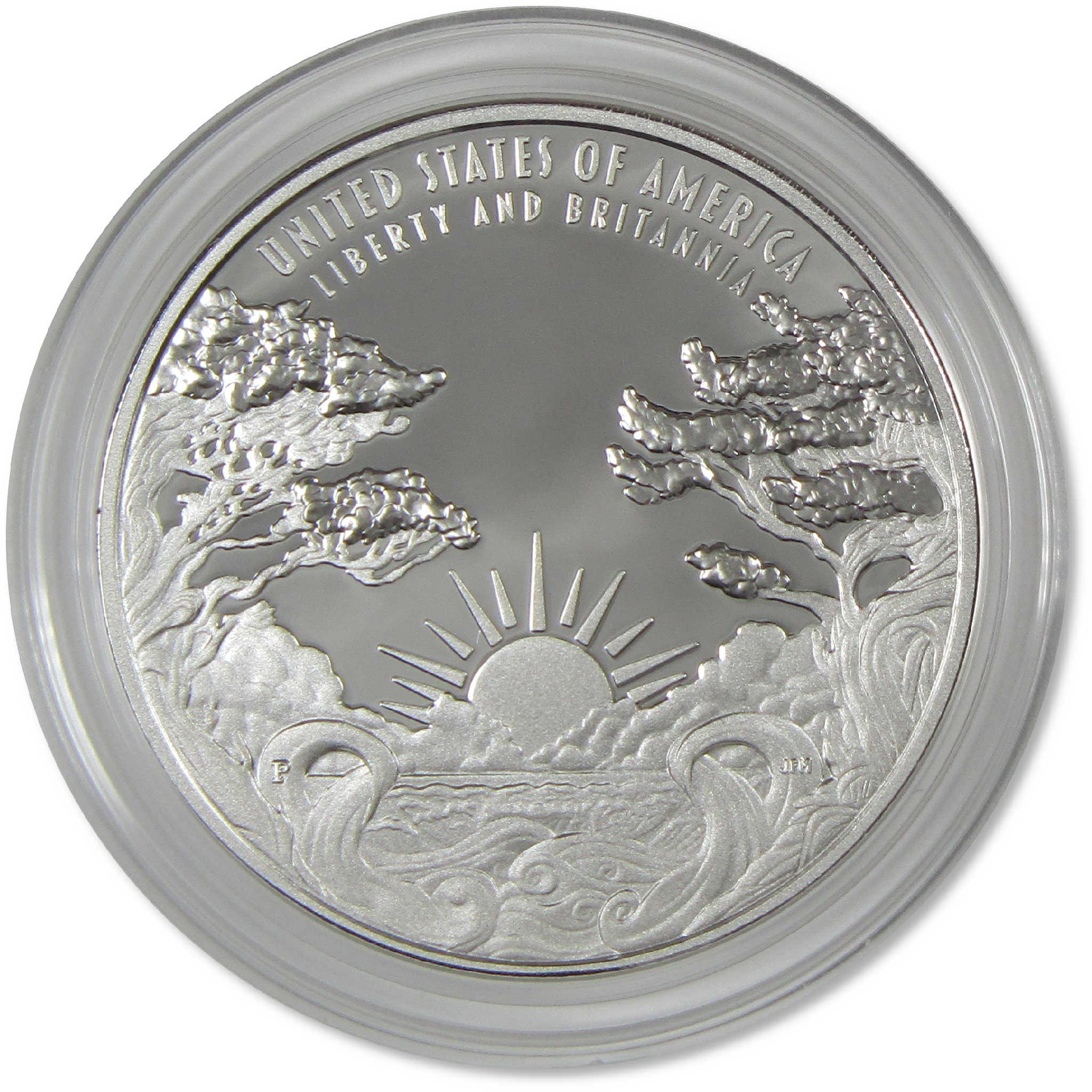 2024 Liberty & Britannia 1 oz .999 Silver Proof Medal OGP COA