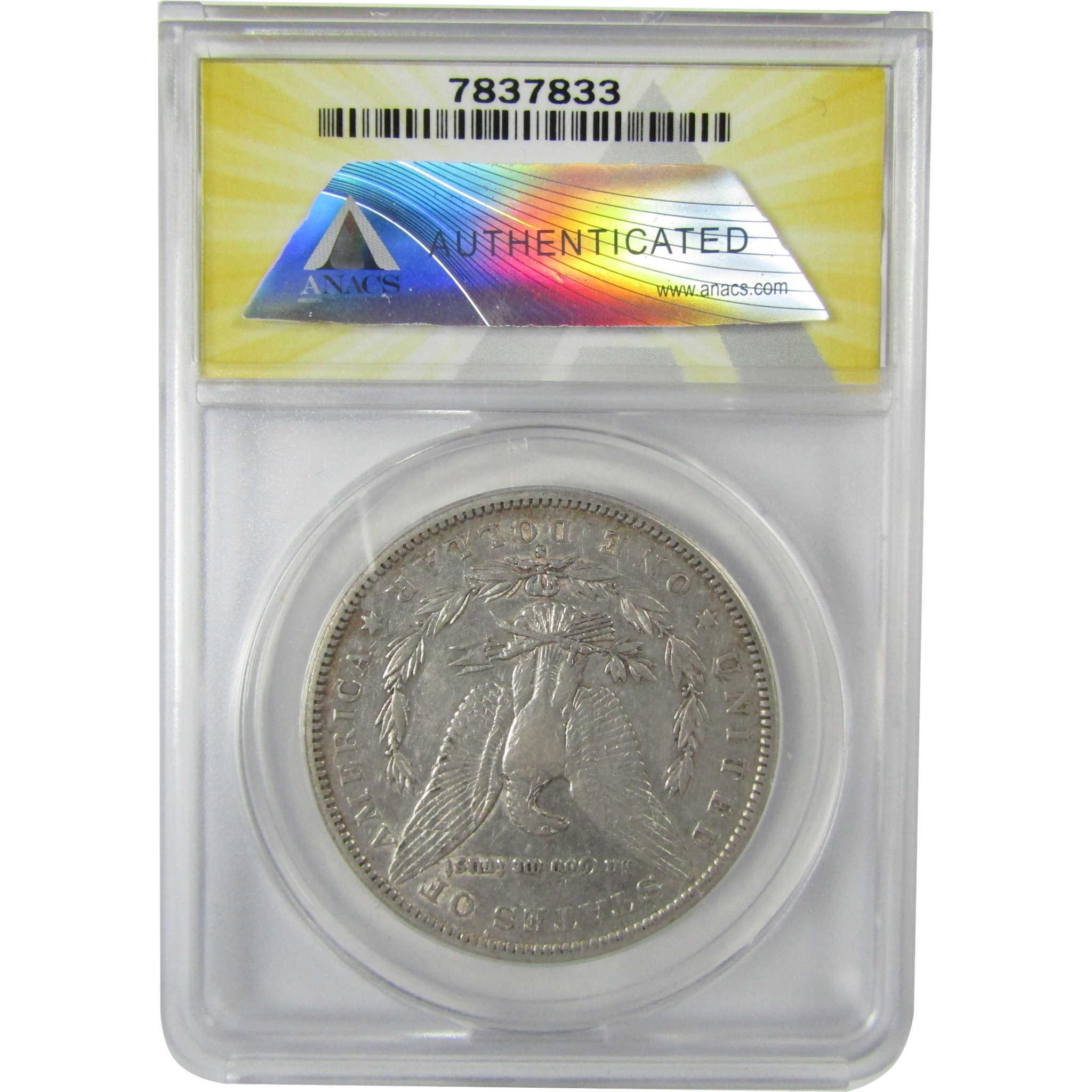 1884 S Morgan Silver Dollar EF 45 Details ANACS $1 Coin SKU:CP573 - Morgan coin - Morgan silver dollar - Morgan silver dollar for sale - Profile Coins & Collectibles
