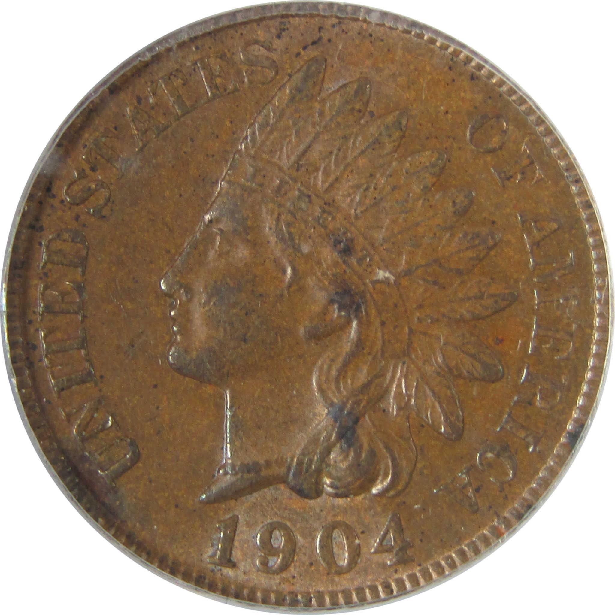 1904 Indian Head Cent MS 62 BN ICG Penny Uncirculated SKU:I22939