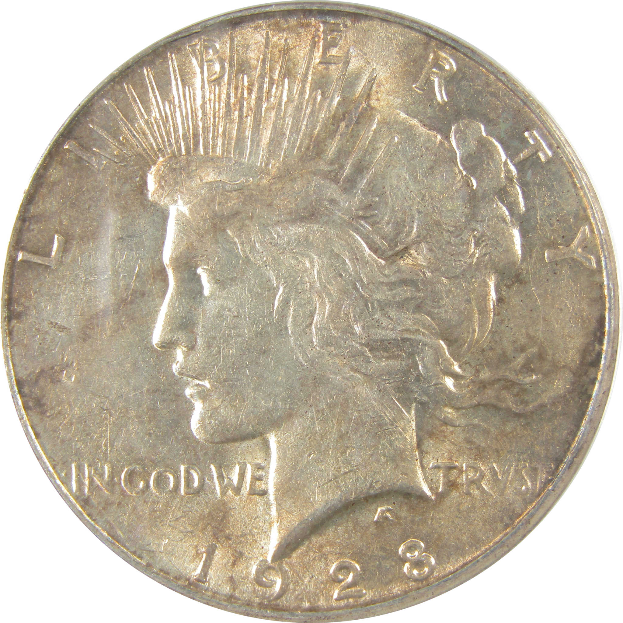 1928 S Peace Dollar AU 55 Details ANACS Silver $1 Coin SKU:I21513
