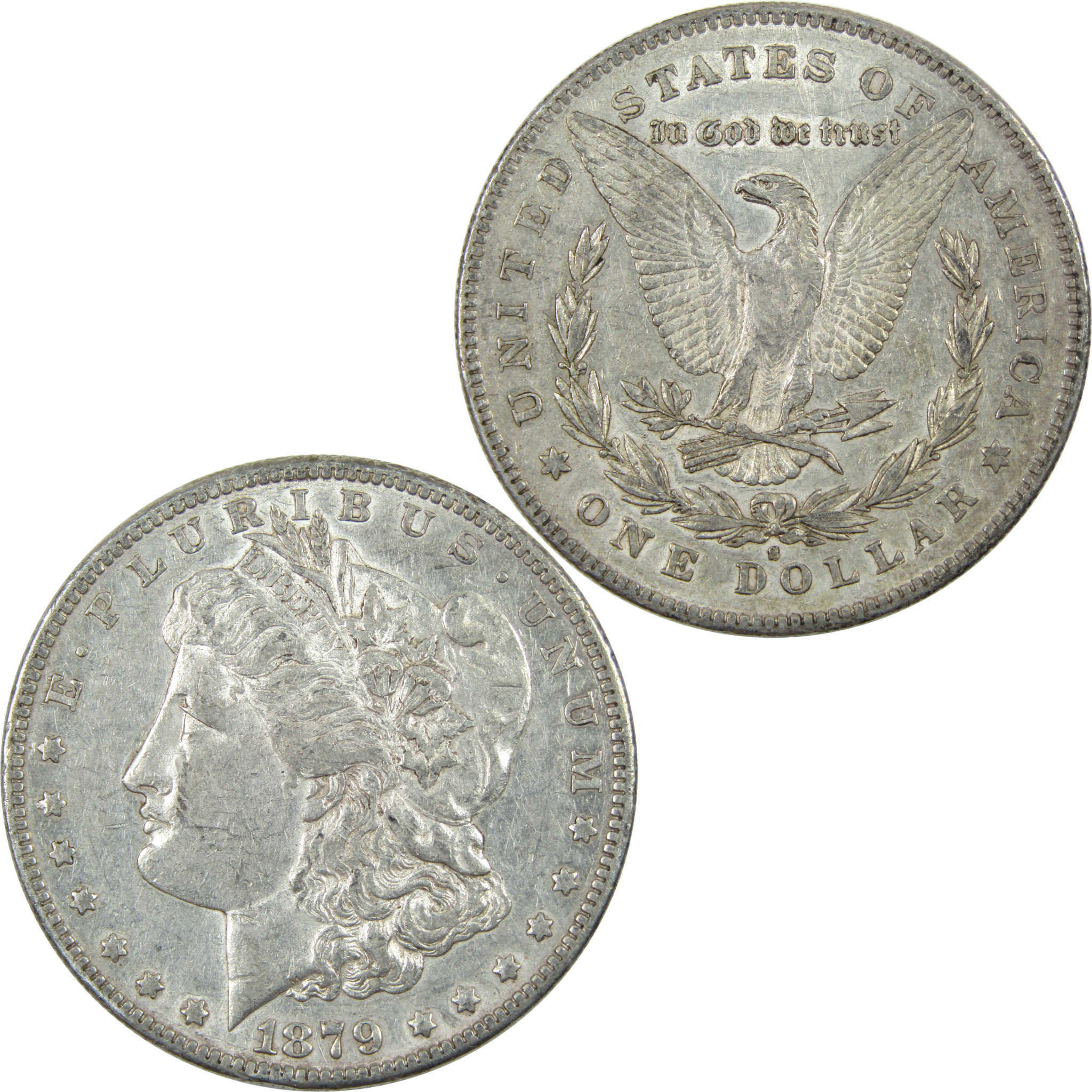 1879 S Rev 78 Morgan Dollar XF EF Extremely Fine Silver $1 SKU:I14076 - Morgan coin - Morgan silver dollar - Morgan silver dollar for sale - Profile Coins & Collectibles