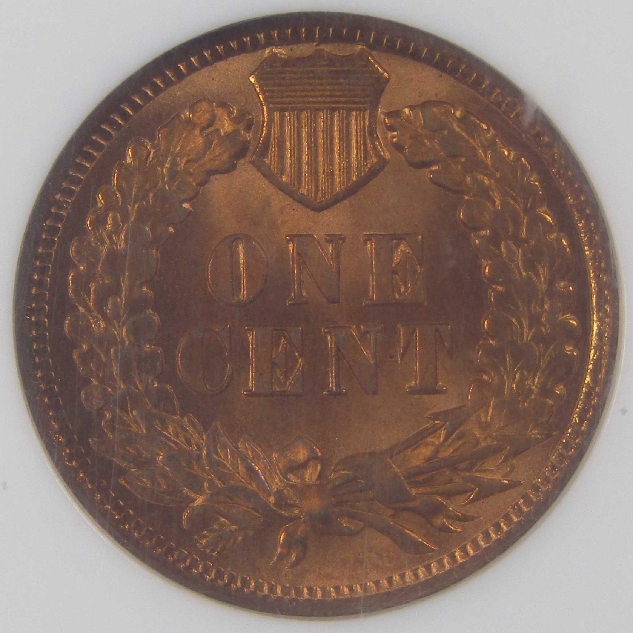1902 Indian Head Cent MS 65 RD NGC Penny Uncirculated 1c Coin