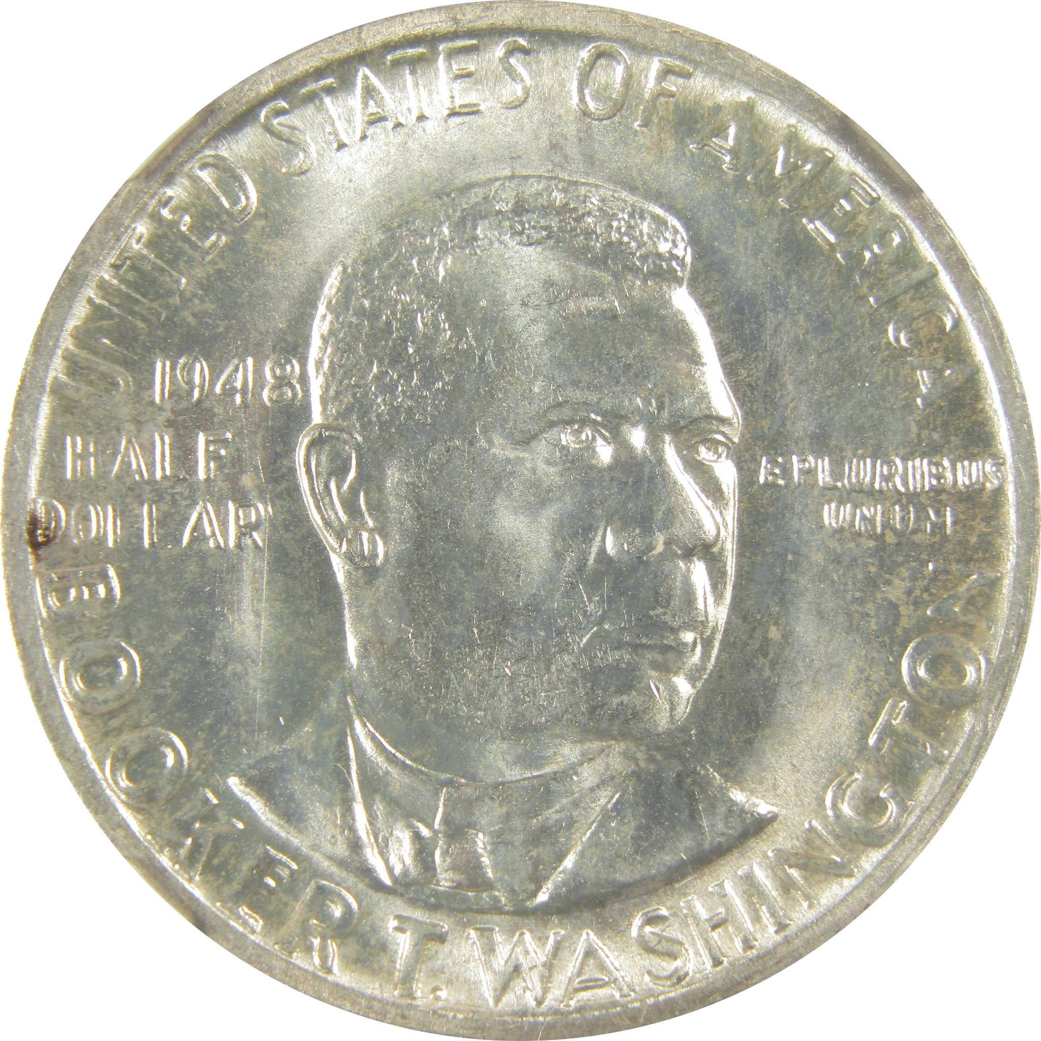 Booker T Washington Commemorative 1948 D MS 67 NGC Silver SKU:I23442