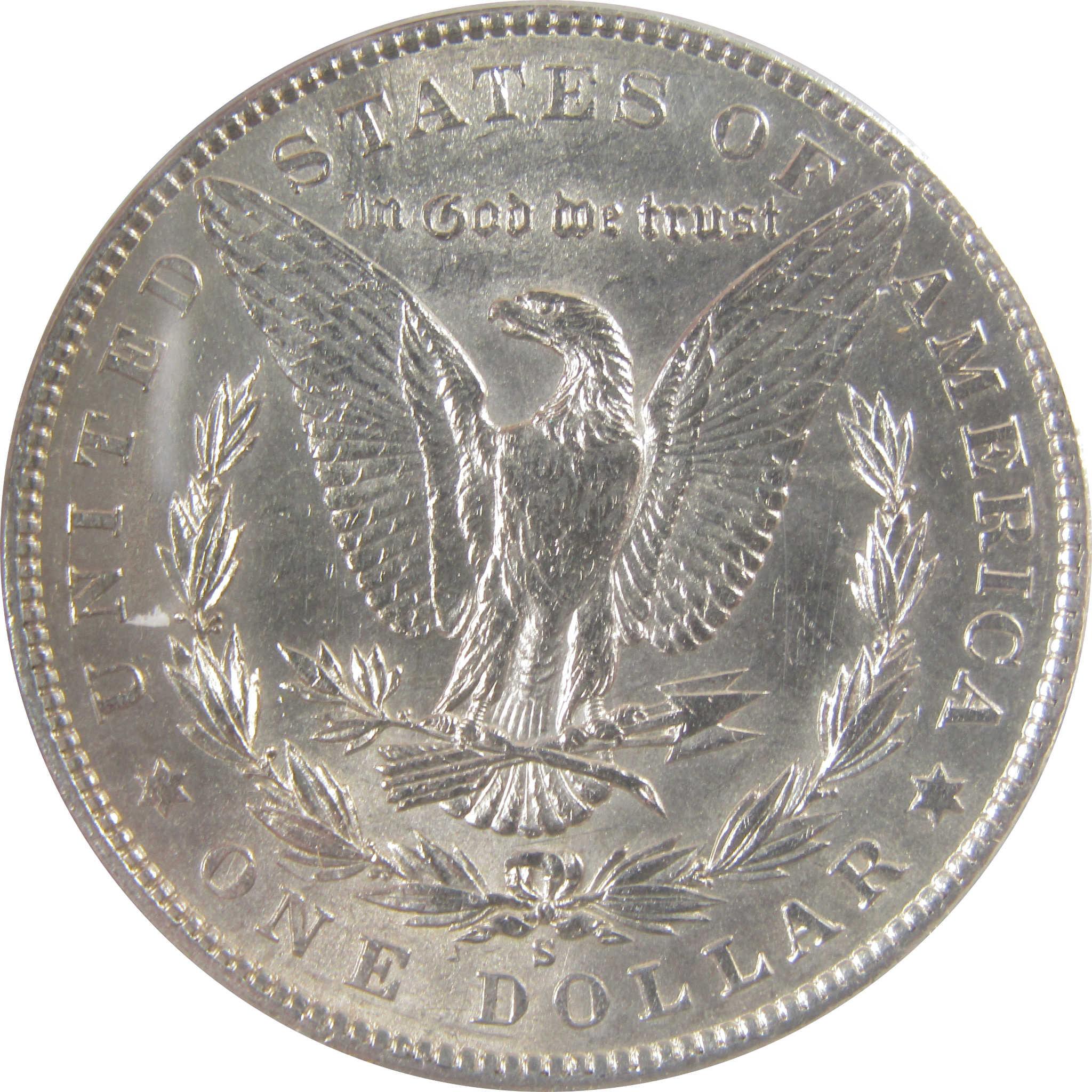 1900 S Morgan Silver Dollar AU 55 ANACS $1 Coin SKU:I25653 - Morgan coin - Morgan silver dollar - Morgan silver dollar for sale - Profile Coins & Collectibles