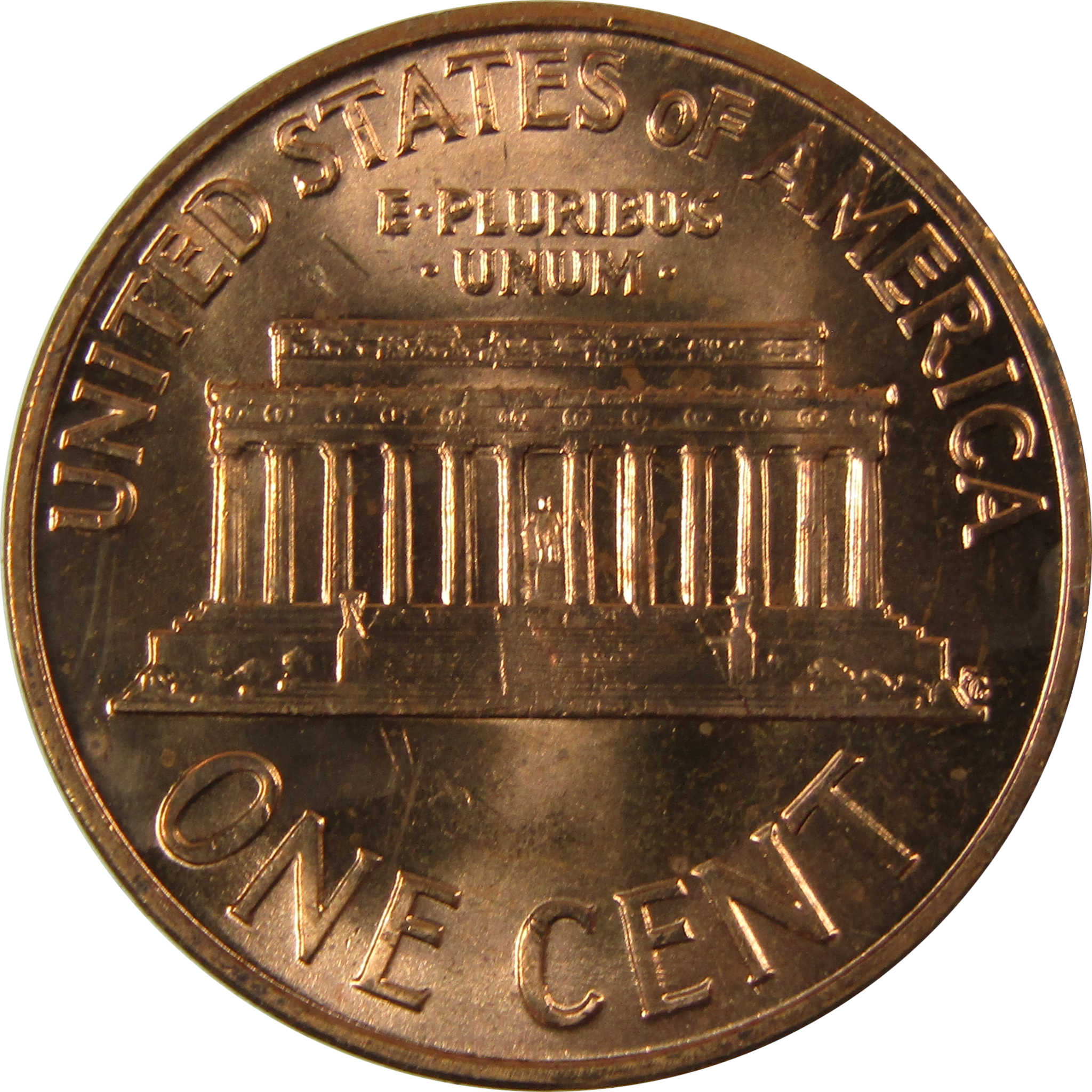 1960 Small Date Lincoln Memorial 1c Uncirculated Mint State SKU:I26570