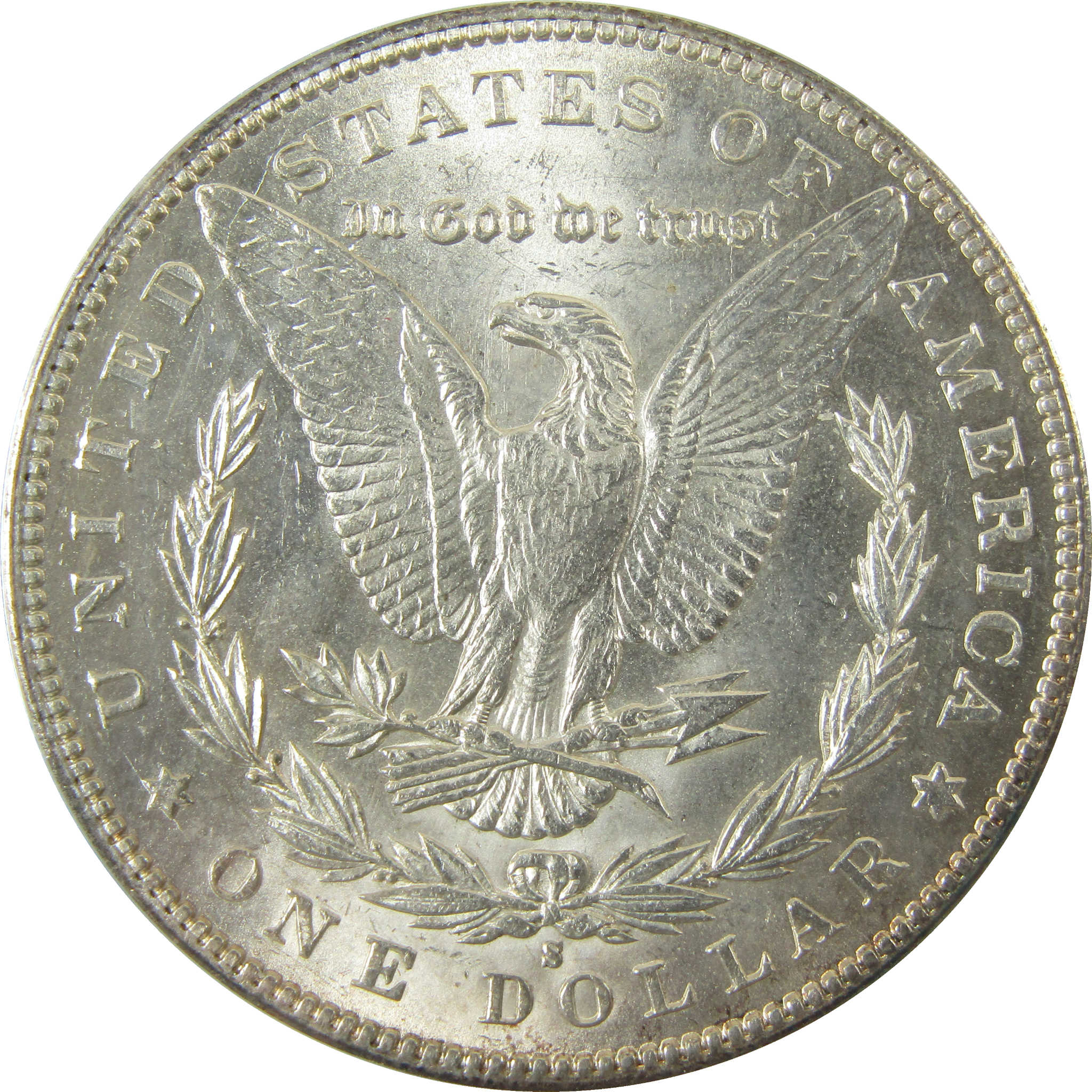 1894 S Morgan Silver Dollar MS 60 Details ANACS SKU:I28467