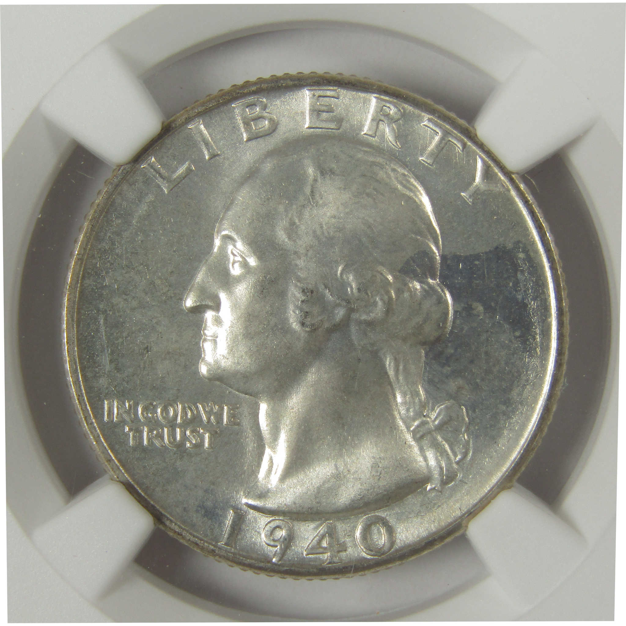 1940 S Washington Quarter MS 63 NGC Original Bag Fragment SKU:I22607